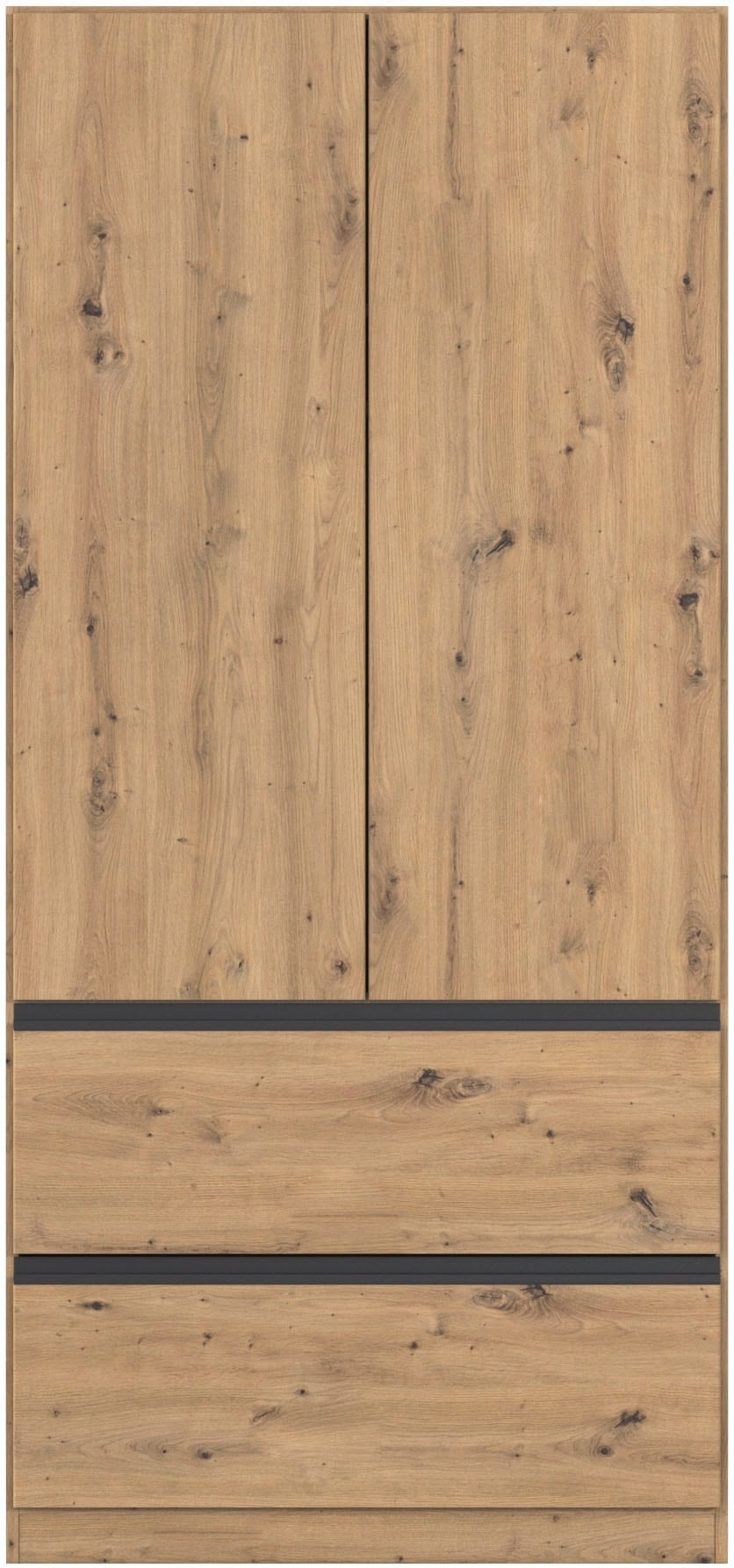 rauch Drehtürenschrank »Kleiderschrank Schrank Garderobe Wäscheschrank COSTA in 3 Breiten«, viel Platz, grifflose Front und Push-to-Open Funktion MADE IN GERMANY