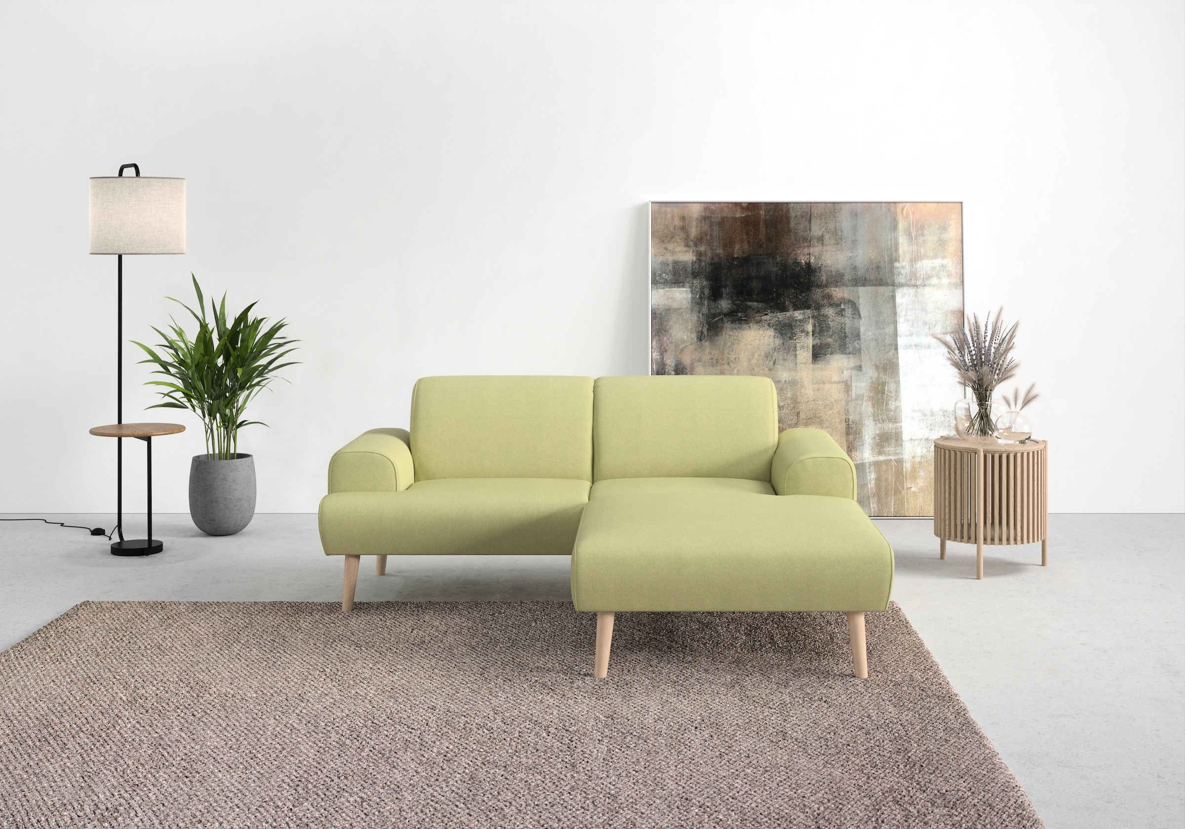 andas Ecksofa »Swift Scandic Design, komfortabler Federkern, Breite 192cm, günstig online kaufen