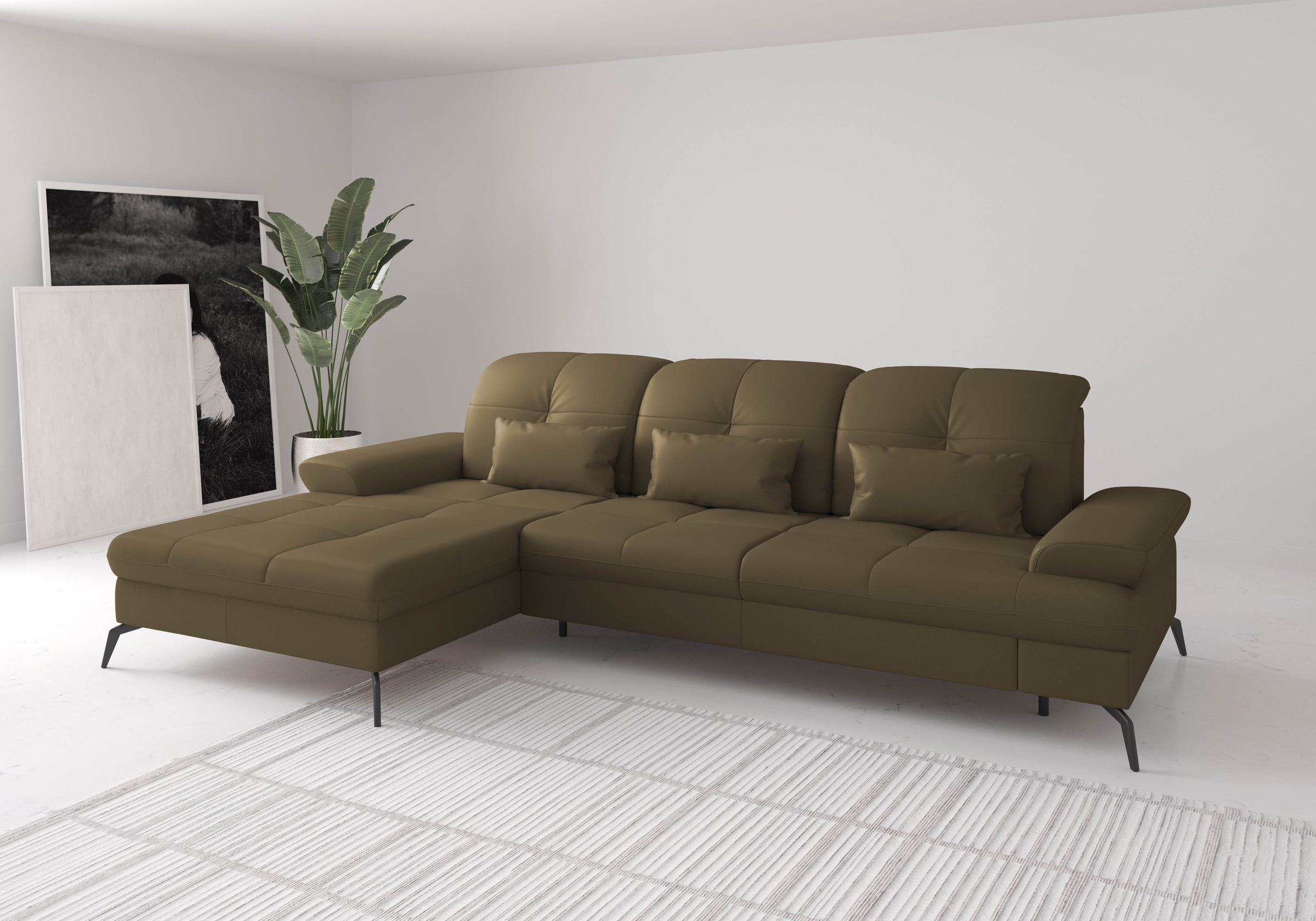 sit&more Ecksofa »Amica, L-Form, inkl. Sitztiefenverstellung & Armteilverst günstig online kaufen