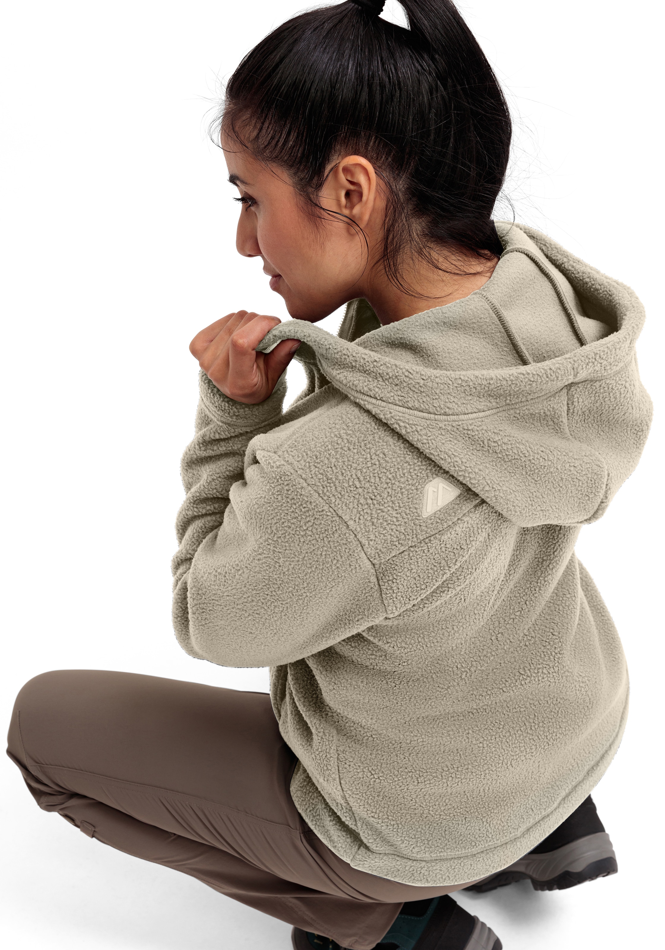 Maier Sports Fleecejacke »Racka W«, Damen Fleece, funktioneller Midlayer, Full-Zip