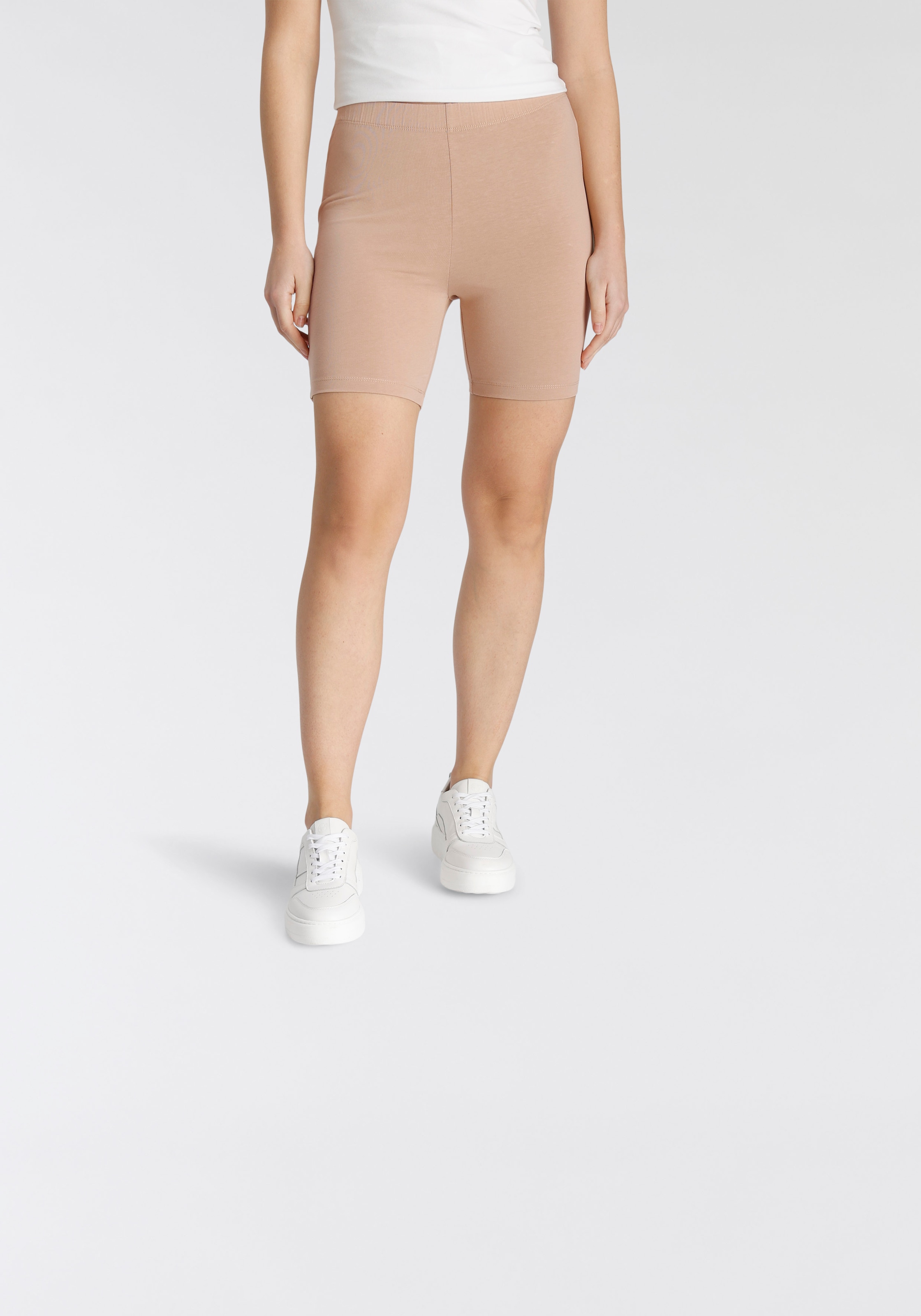 Tamaris Radlerhose, (2er-Pack), zum Unterziehen unter Kleidern und Röcken