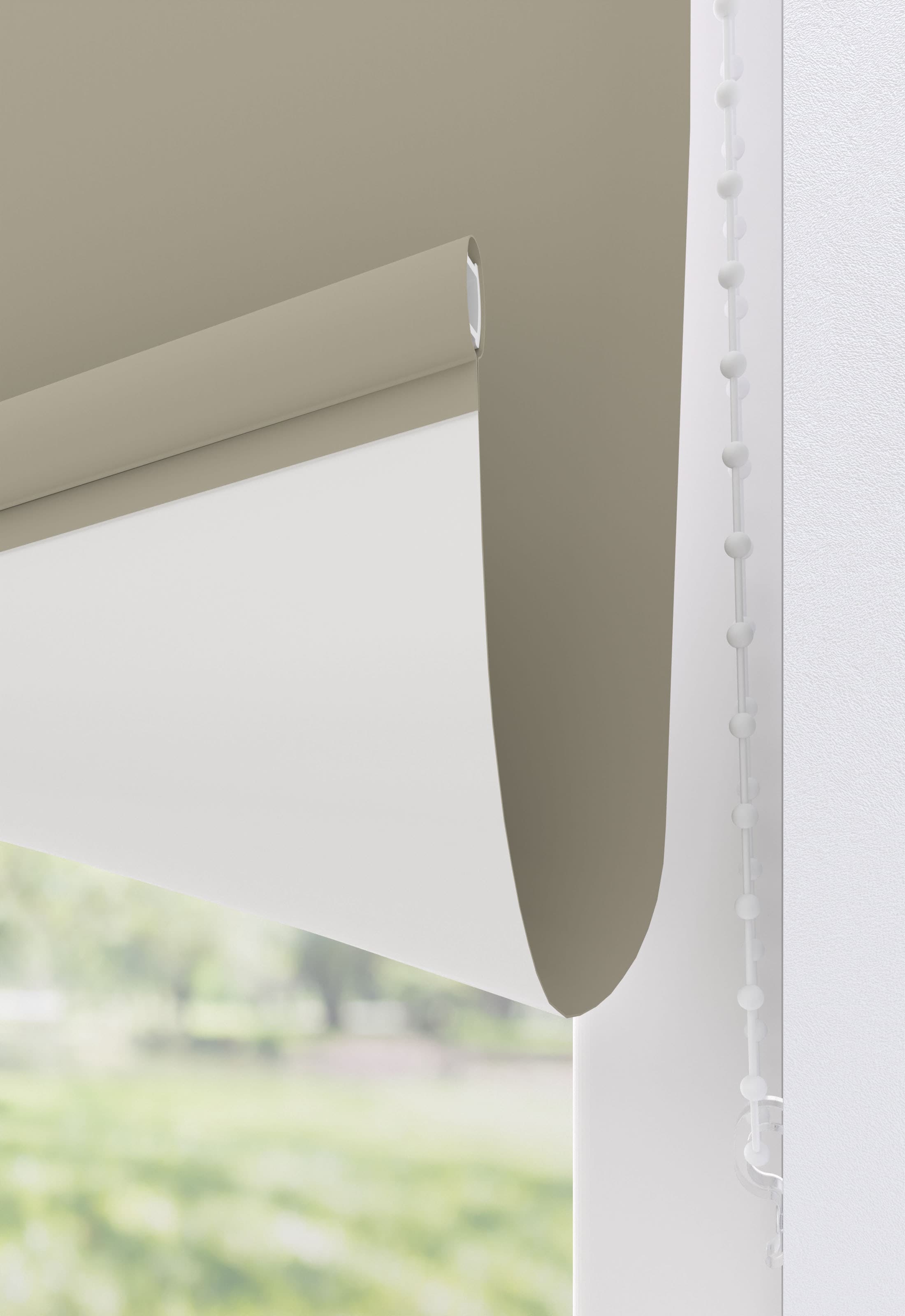 my home Rollo »Ina«, abdunkelnd, Hitzeschutz-energiesparend-Wärmedämmung, mit Bohren/ohne Bohren, freihängend, weiße Rückseite, Klemmfix oder Schraubmontage