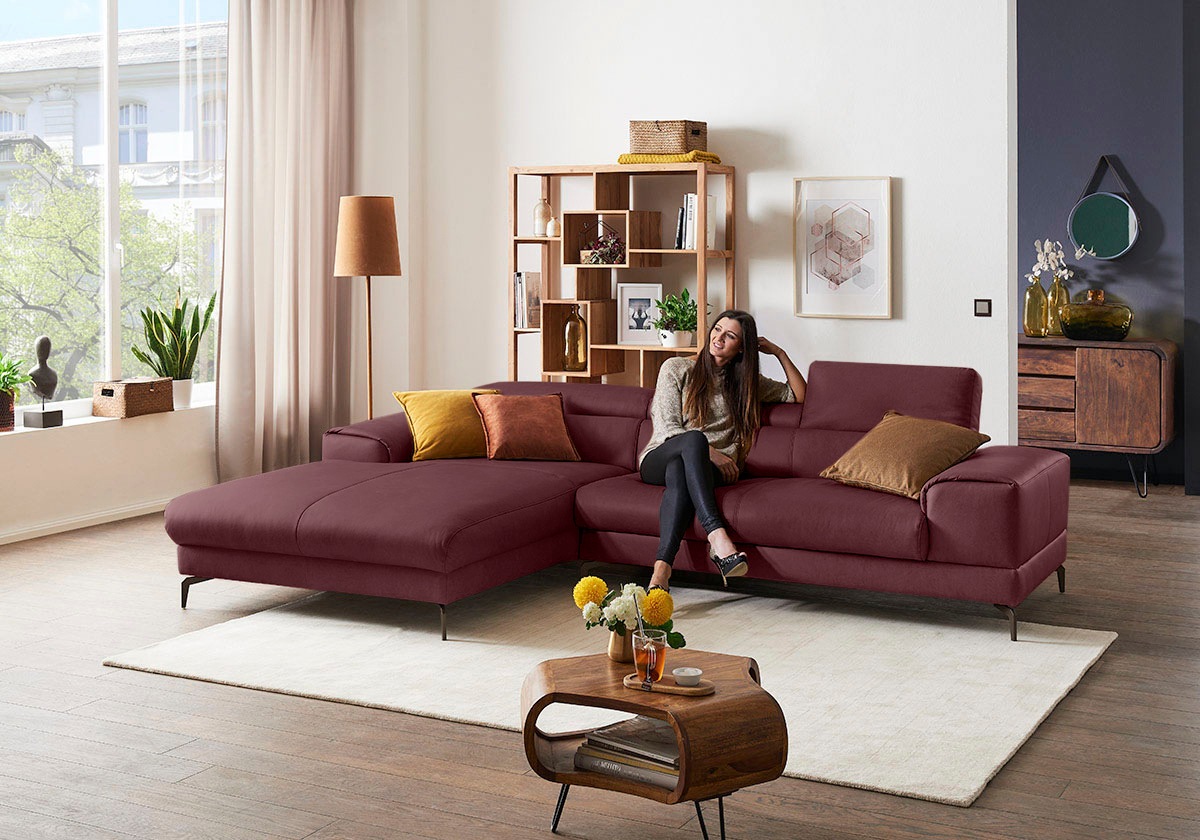 W.SCHILLIG Ecksofa "piedroo, Designsofa mit tollem Sitzkomfort, elegant und günstig online kaufen