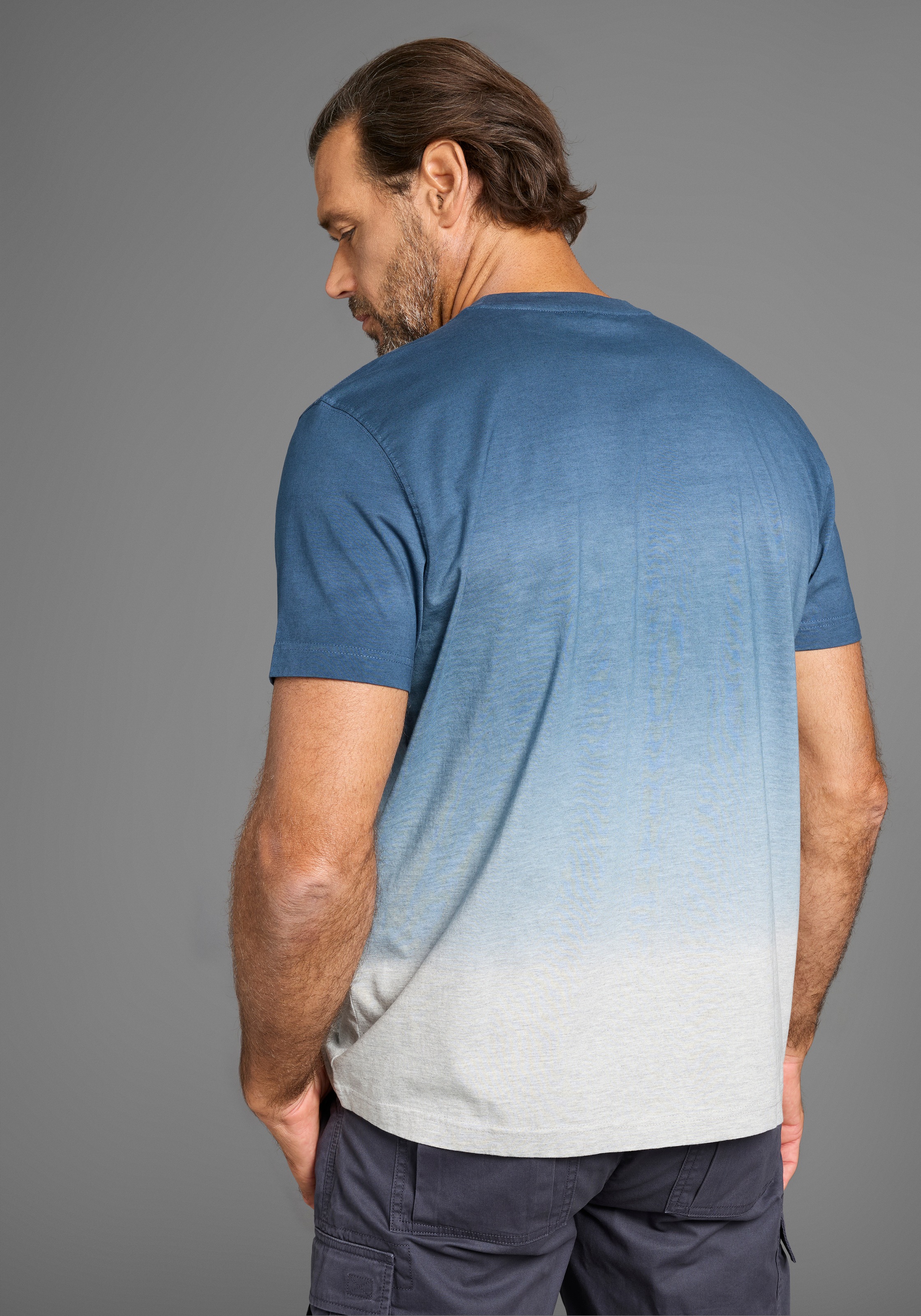Man's World T-Shirt, Kurzarm, Regular Fit, bedrucktes Design, Rundhalsausschnitt