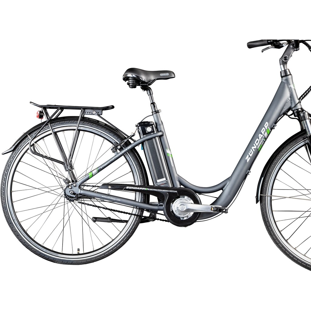 Zündapp E-Bike »Green 3.7«, 7 Gang, Frontmotor 250 W