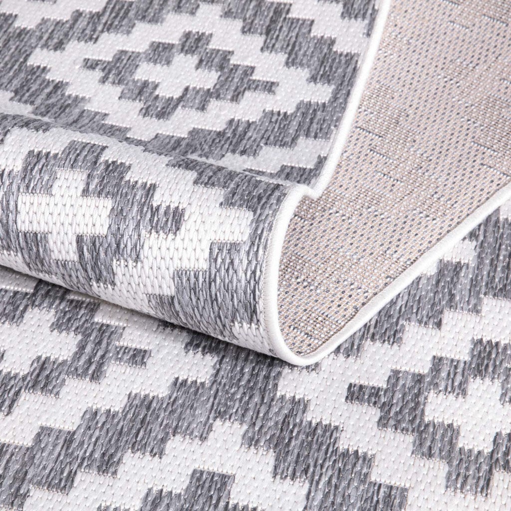 Carpet City Outdoorteppich »Outdoor 461«, rund, 5 mm Höhe, UV-beständig, Flachgewebe, auch in quadratischer Form erhältlich