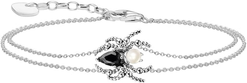 Thomas Sabo Armband »Spider Romance Armband, Spinnen-Design« Mit Zirkonia (synth.) - Mit Süßwasserzuchtperle