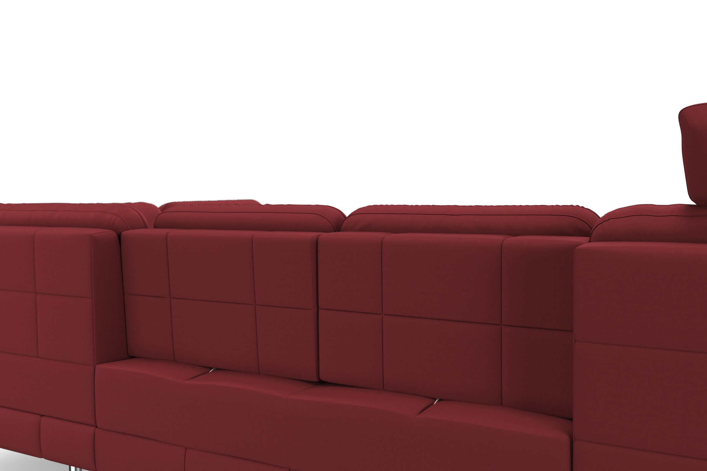 sit&more Wohnlandschaft »Bendigo U-Form«, inklusive Sitztiefenverstellung, Bodenfreiheit 15 cm, in 2 Fußfarben