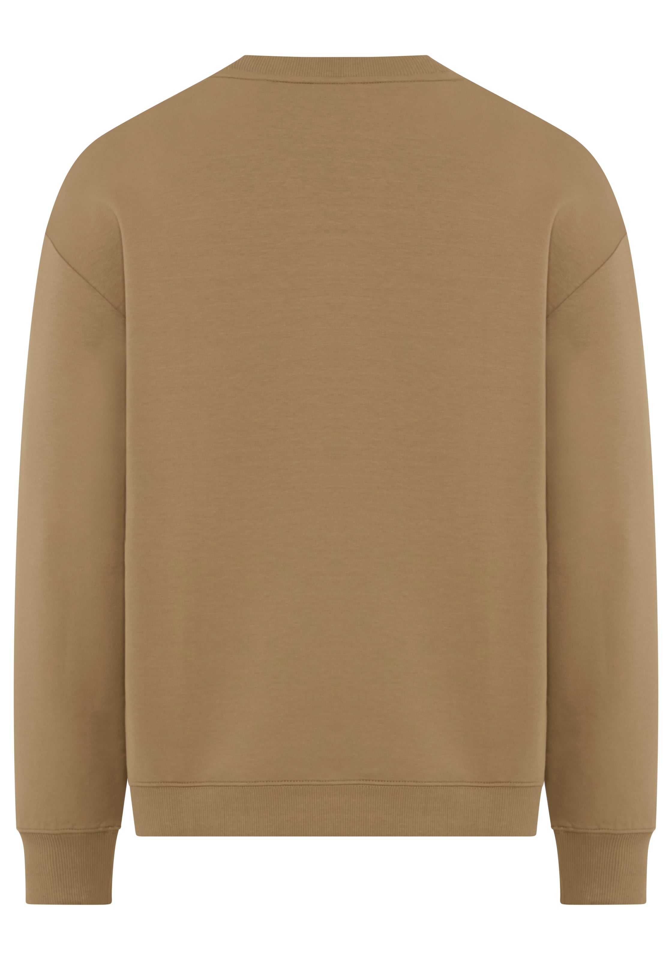 HUGO Sweatshirt »Dettil Metal Stacked Logo«, Premium Metall Logo Rundhalsausschnitt, Relaxed Fit, Baumwollmix
