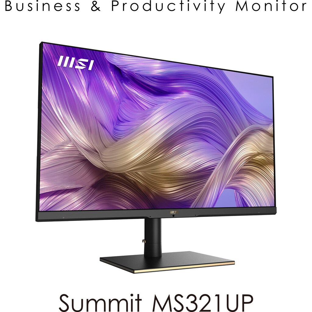 MSI LED-Monitor »Summit MS321UP«, 81 cm/32 Zoll, 3840 x 2160 px, 4K Ultra HD, 4 ms Reaktionszeit, 60 Hz