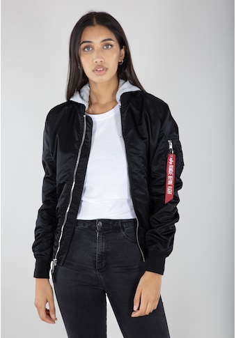 Bomberjacke »ALPHA INDUSTRIES Women - Bomber & Flight Jackets MA-1 Hooded Wmn«