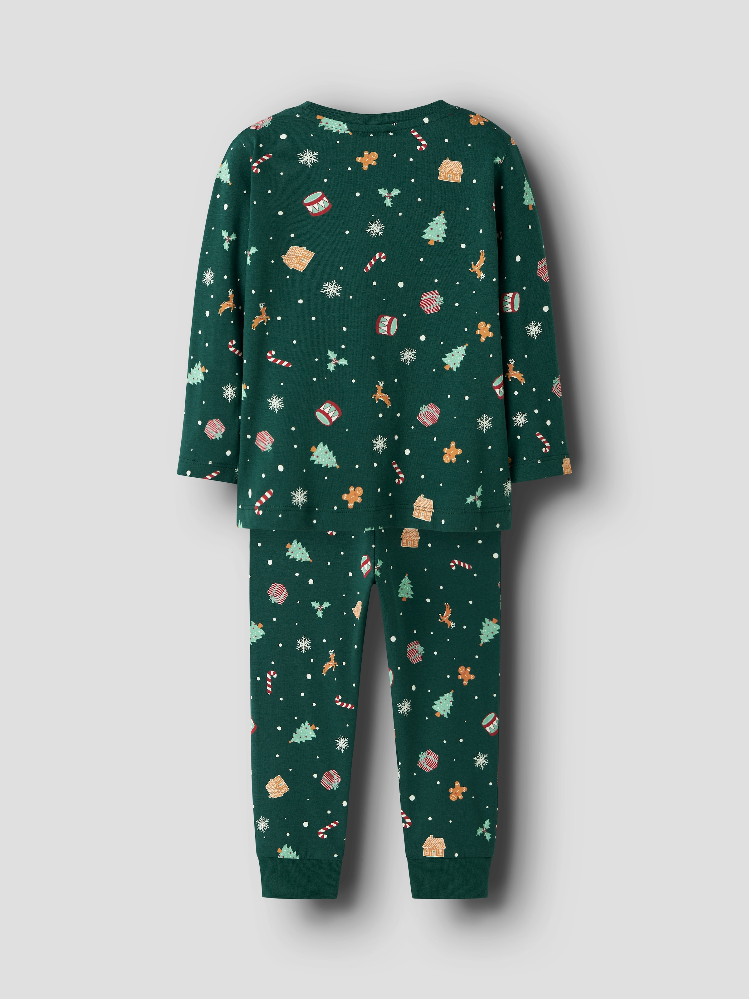 Name It Schlafanzug »NMNVISMAS LS NIGHTSET« Set, 2 tlg.