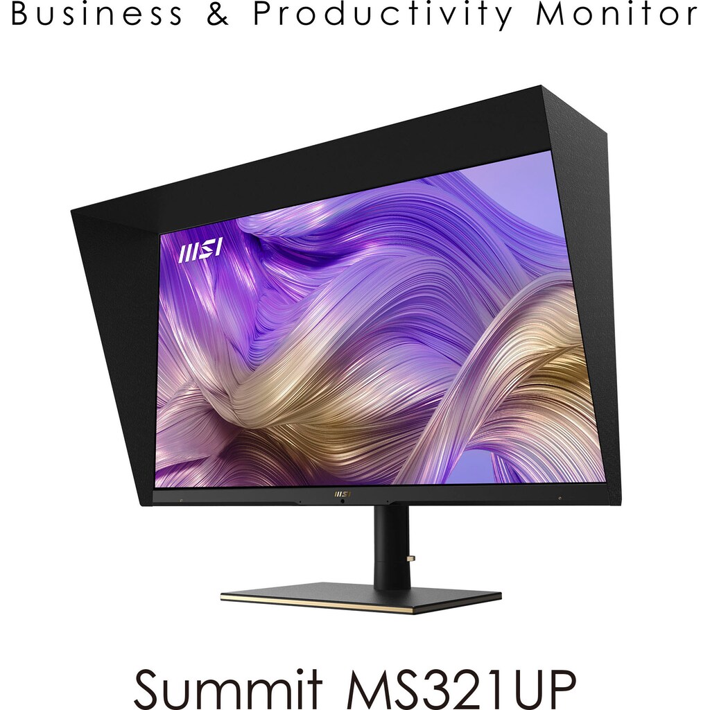 MSI LED-Monitor »Summit MS321UP«, 81 cm/32 Zoll, 3840 x 2160 px, 4K Ultra HD, 4 ms Reaktionszeit, 60 Hz