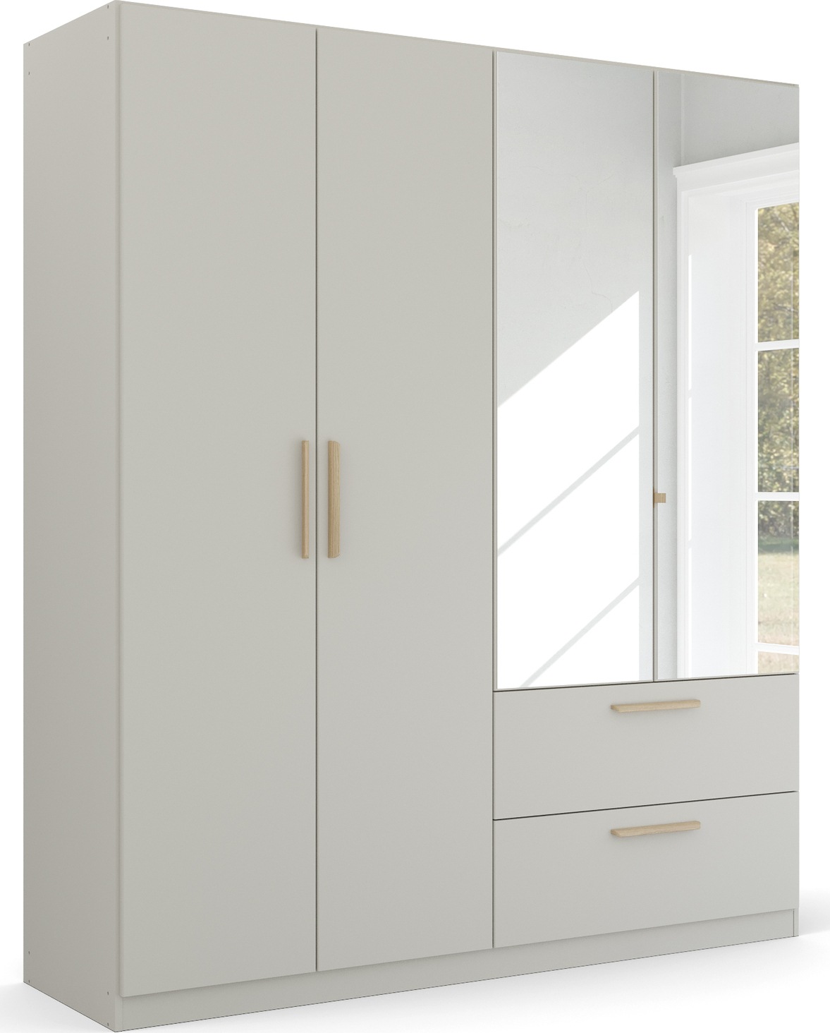 rauch Kleiderschrank »Skandi by Quadra Spin Schlafzimmerschrank«, im Landha günstig online kaufen