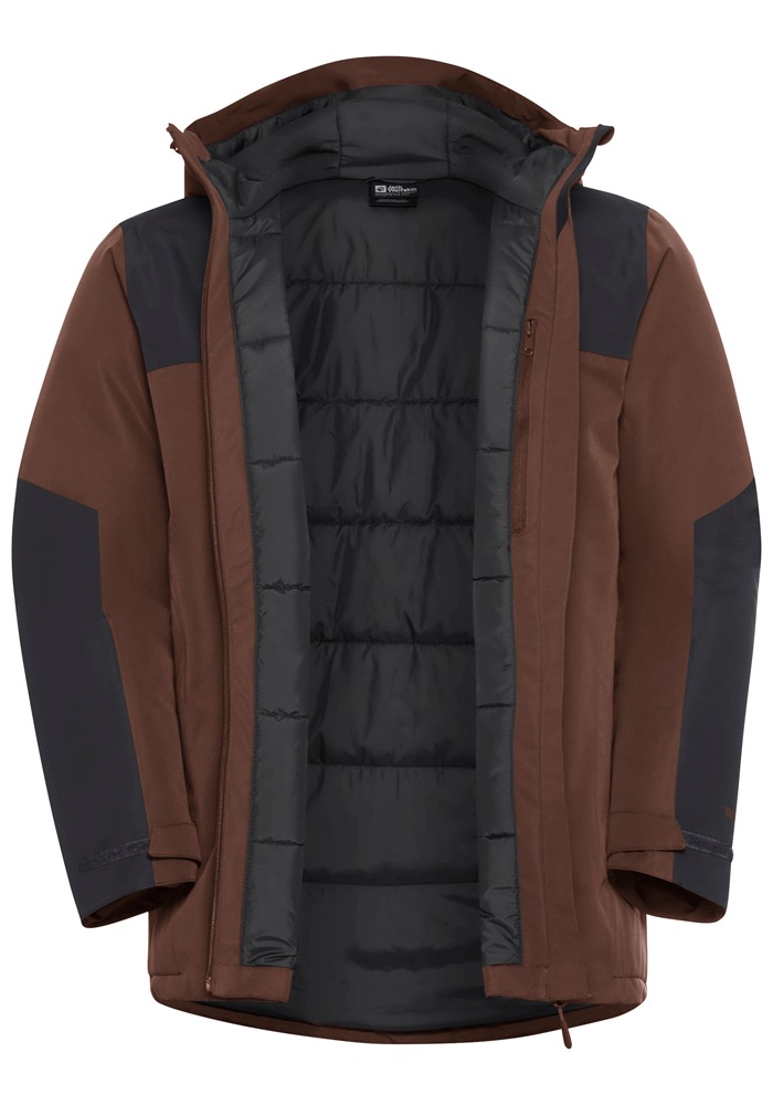 Jack Wolfskin Winterjacke »JASPER INS JKT M«, mit Kapuze