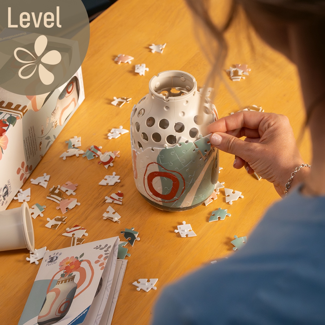 Ravensburger 3D-Puzzle »Vase Organic Beige« Made in Europe