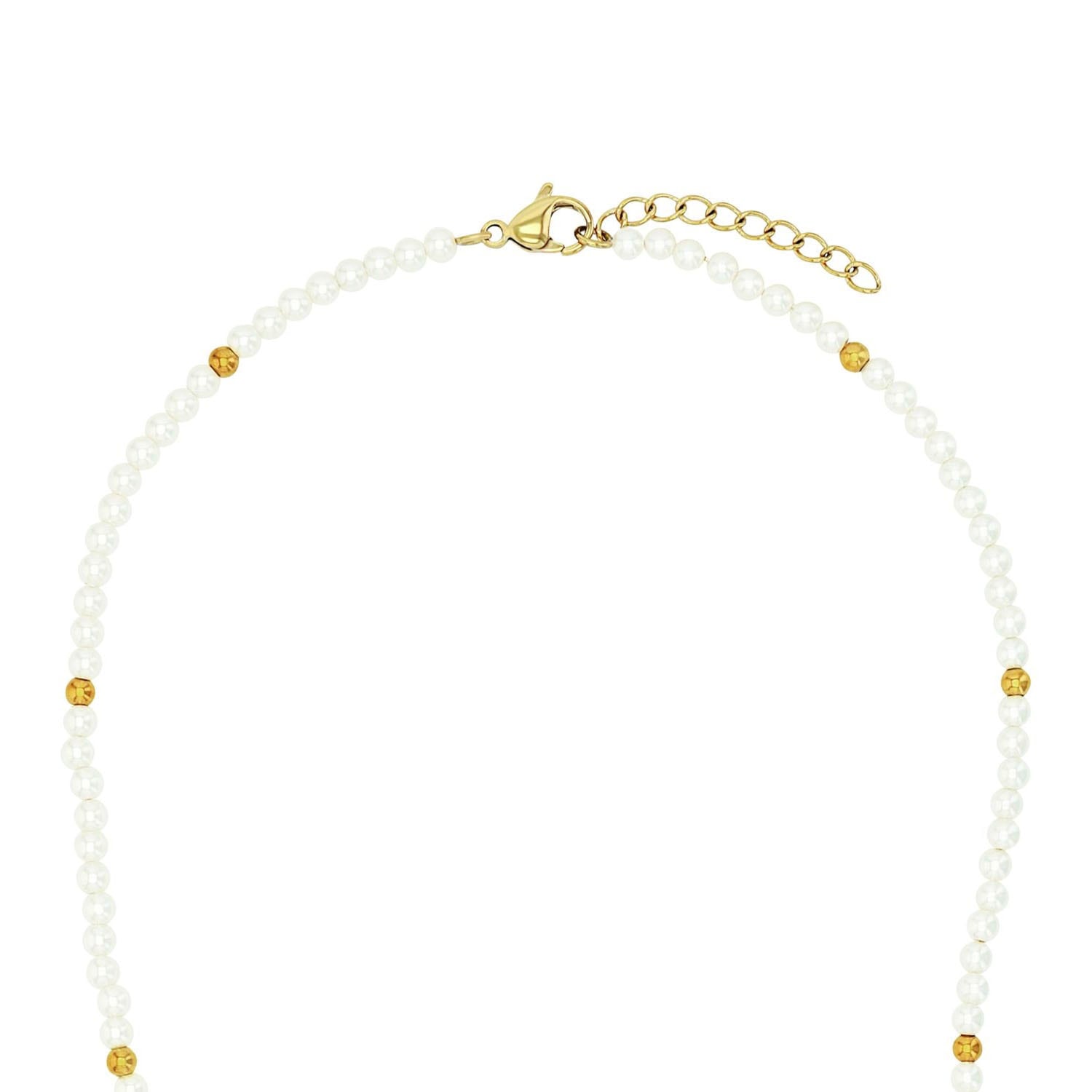 Amor Perlenkette »Herzen« mit Glasperle