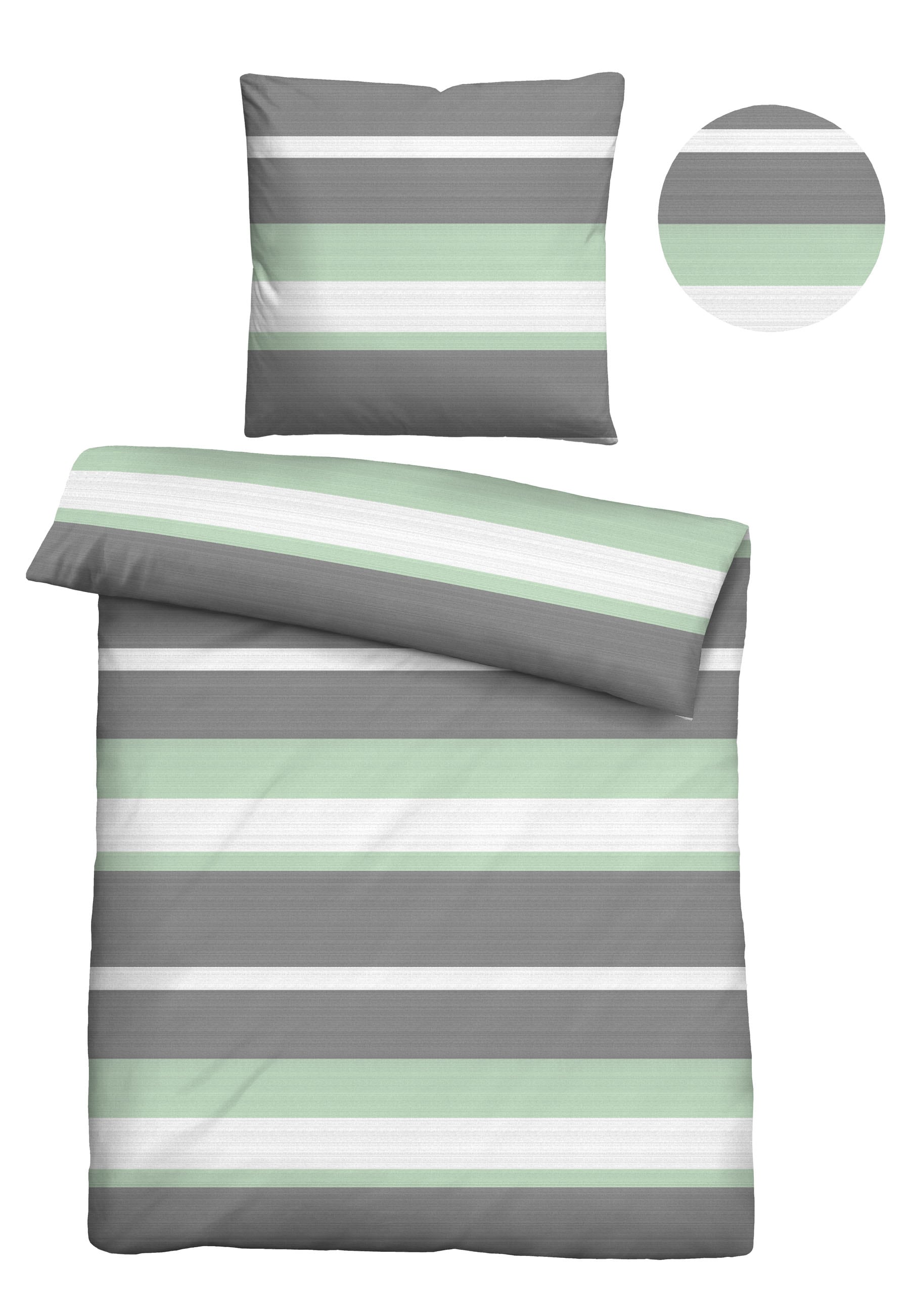 Castell - Markenbettwäsche Bettwäsche »0080752« 2 Stk. tlg. kuschelig warm, 100% Baumwolle, Winter