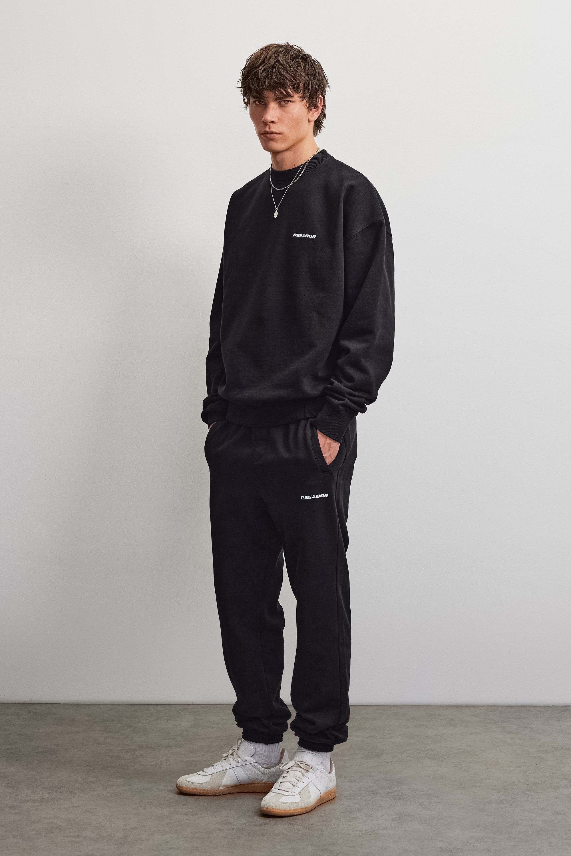 PEGADOR Sweatshirt »Logo Oversized Sweater«, Baumwollmischung, oversize
