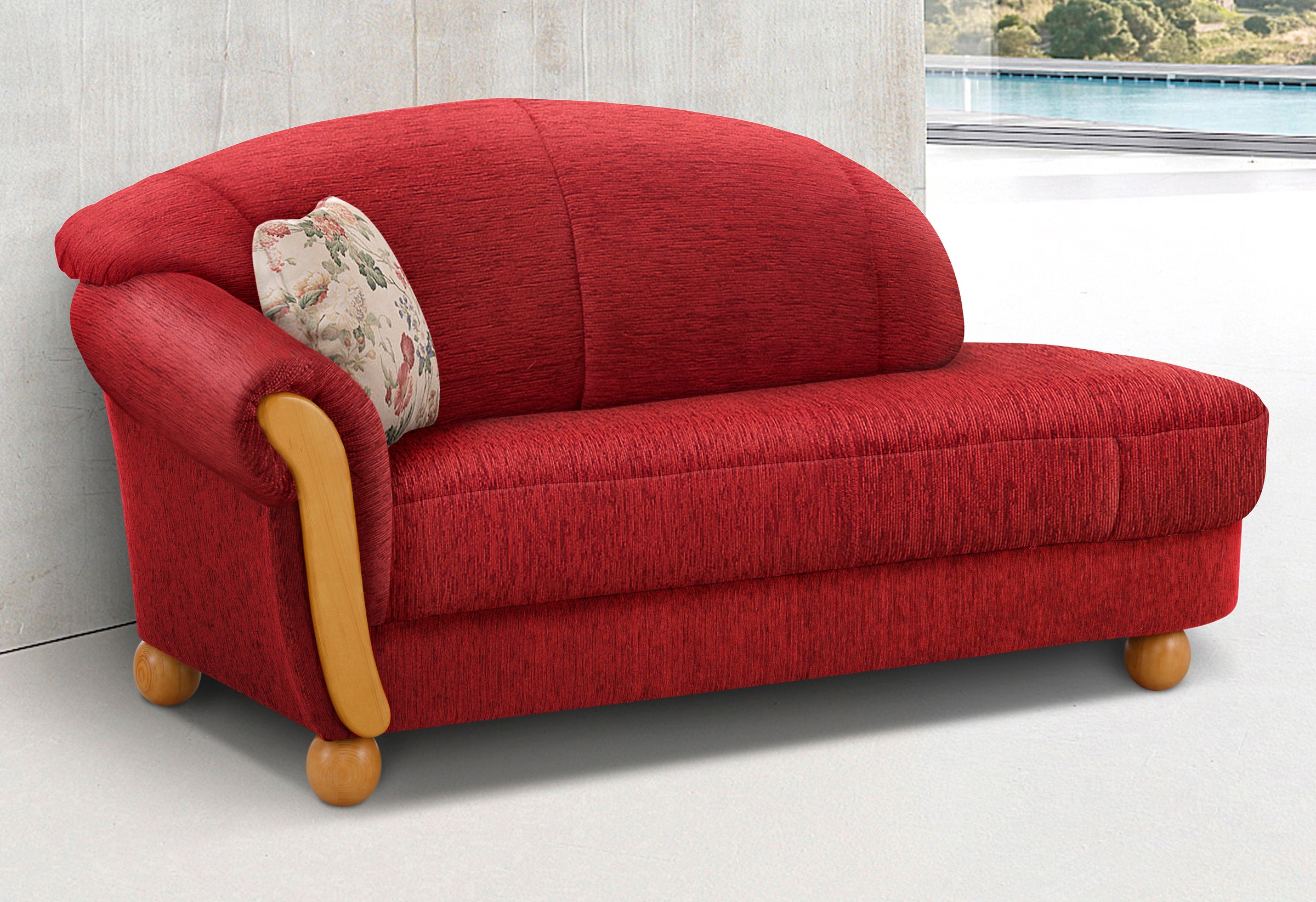 Home affaire Ottomane »Milano, bequemes solitär Sofa im Landhaus-Stil, B/T/ günstig online kaufen