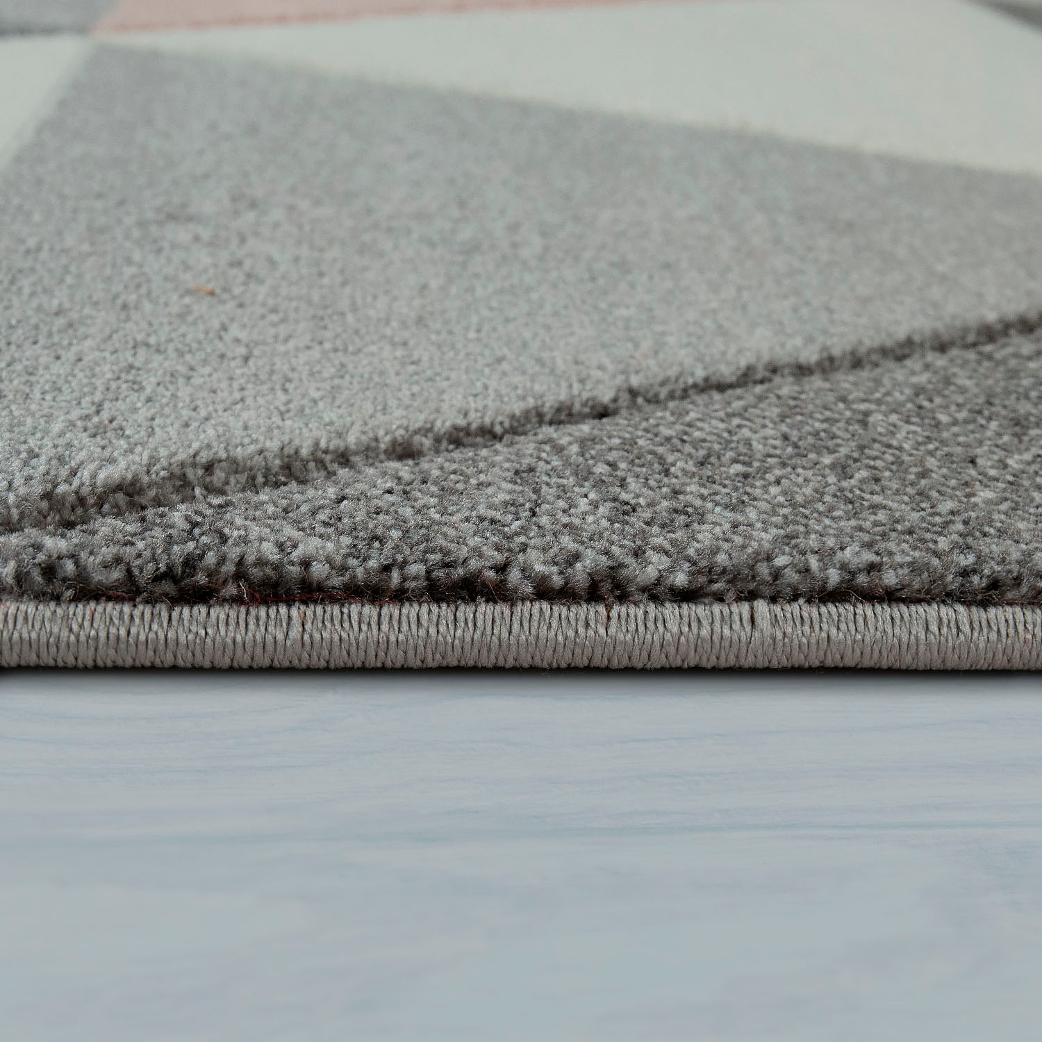 Paco Home Teppich »Lara 276«, rechteckig, 16 mm Höhe, Kurzflor, modernes geometrisches Design, Pastell-Farben