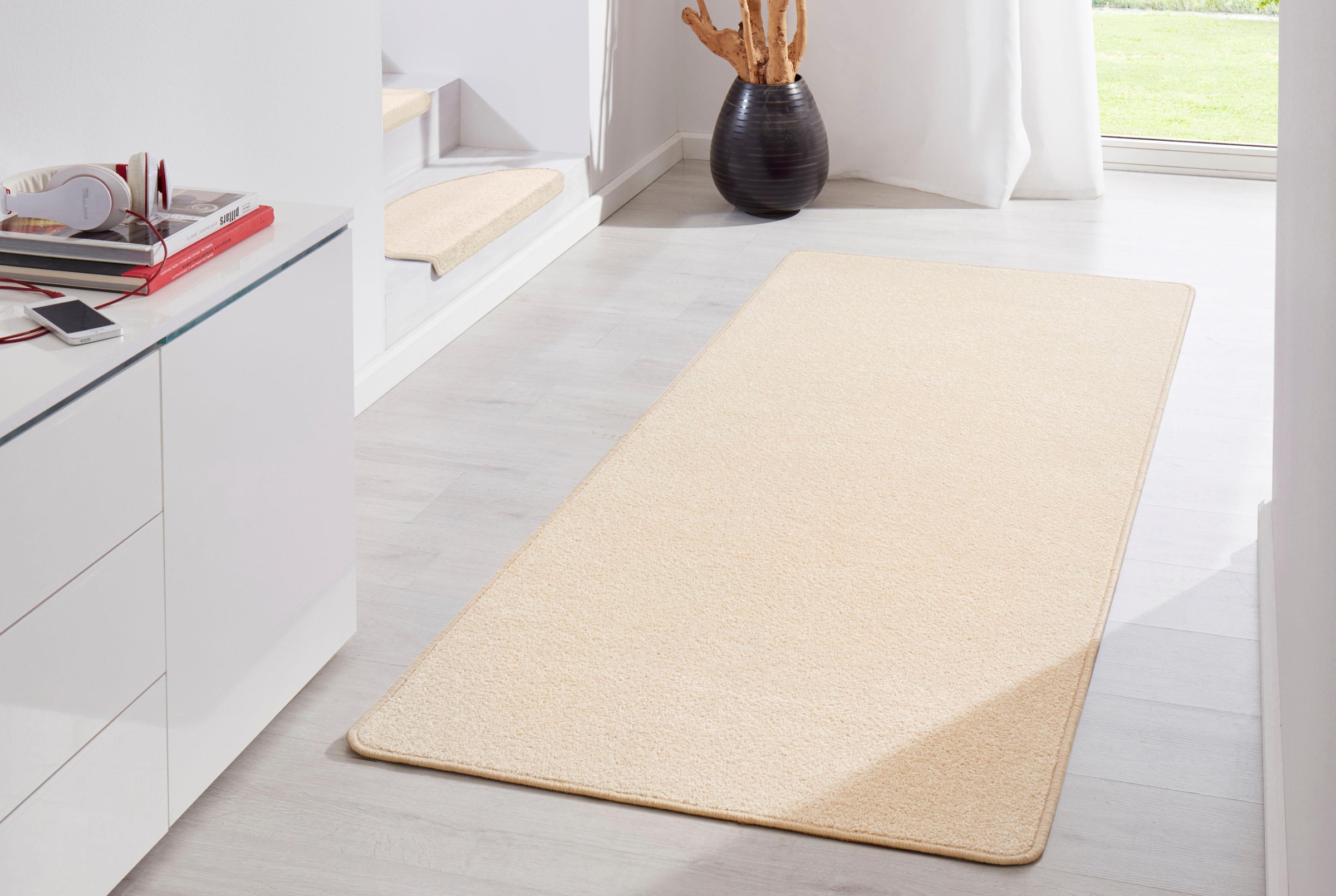 4. Bild von HANSE Home Läufer »Fancy«, rechteckig, Kurzflor, Weich, Einfarbig, Wohnzimmer, Schlafzimmer, Esszimmer