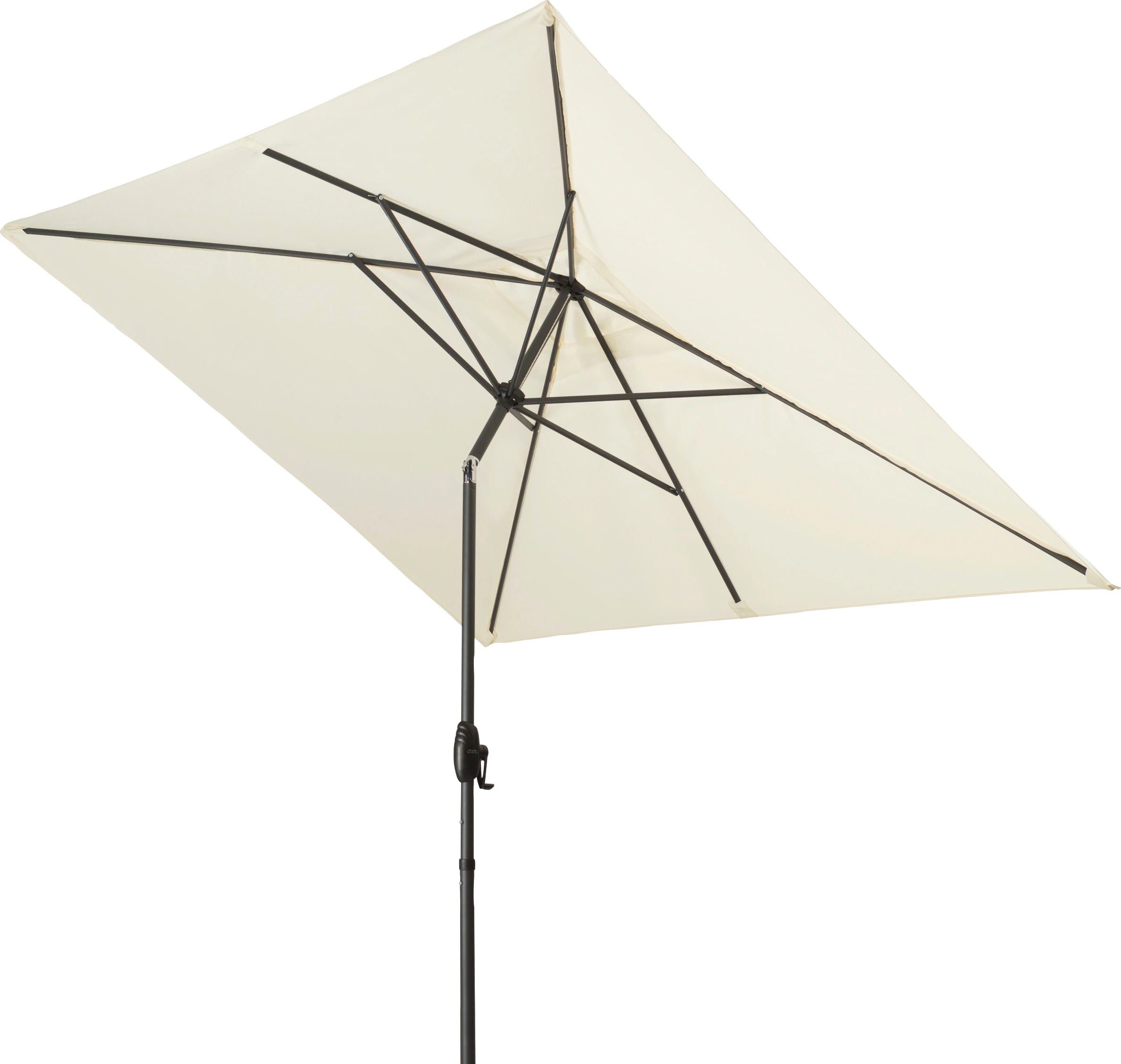 doppler® Rechteckschirm »Basic Lift Neo, TOPSELLER!«, (Rechtseckschirm), UV-beständig, Maße: 250x200 cm