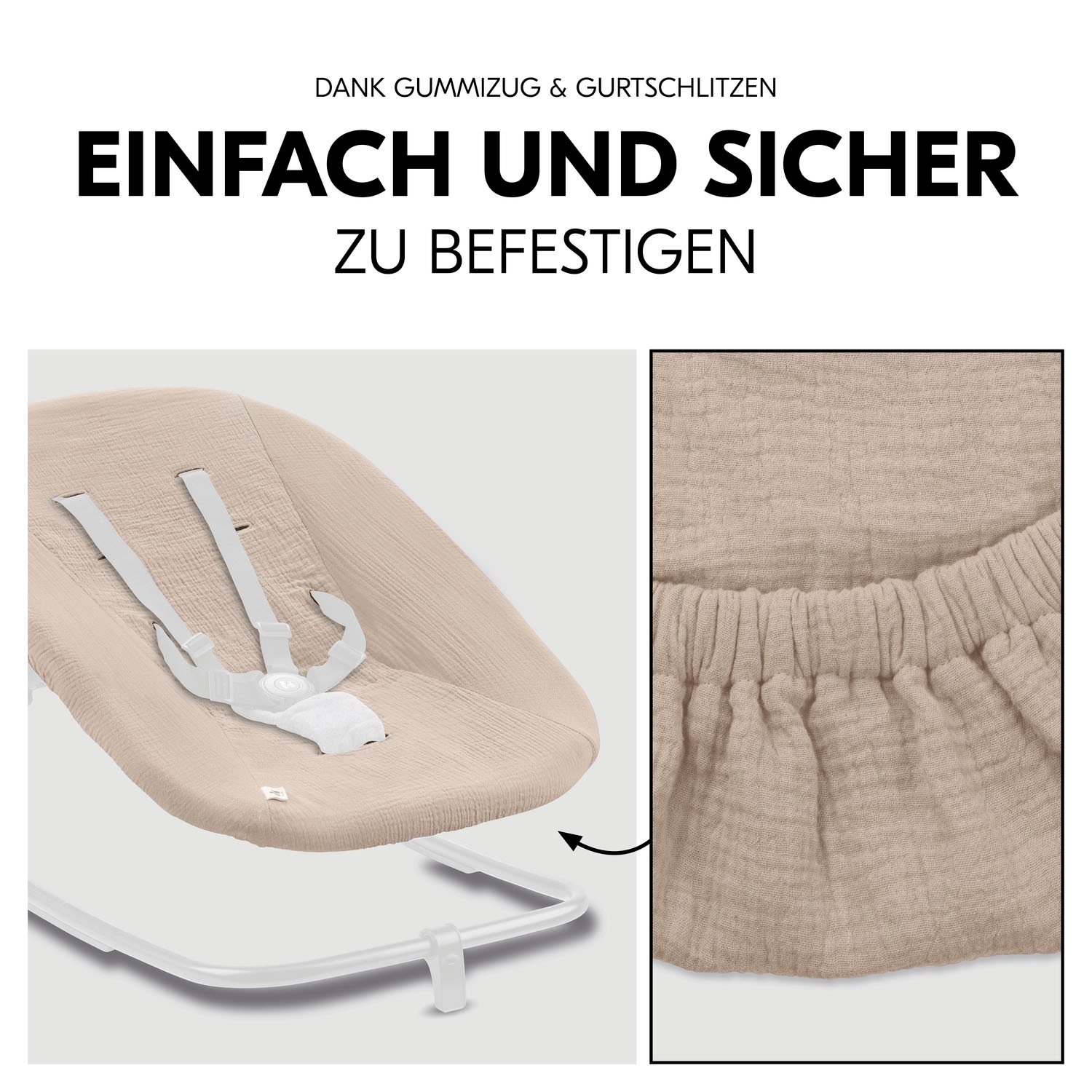 Hauck Babywippe »Highchair Bouncer Cover«, Schonbezug für Babywippe