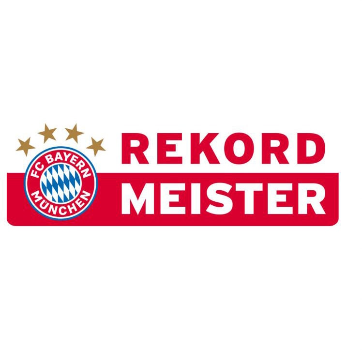 Wall-Art Wandtattoo »Rekordmeister Bayern München«, (1 St.), selbstklebend, günstig online kaufen