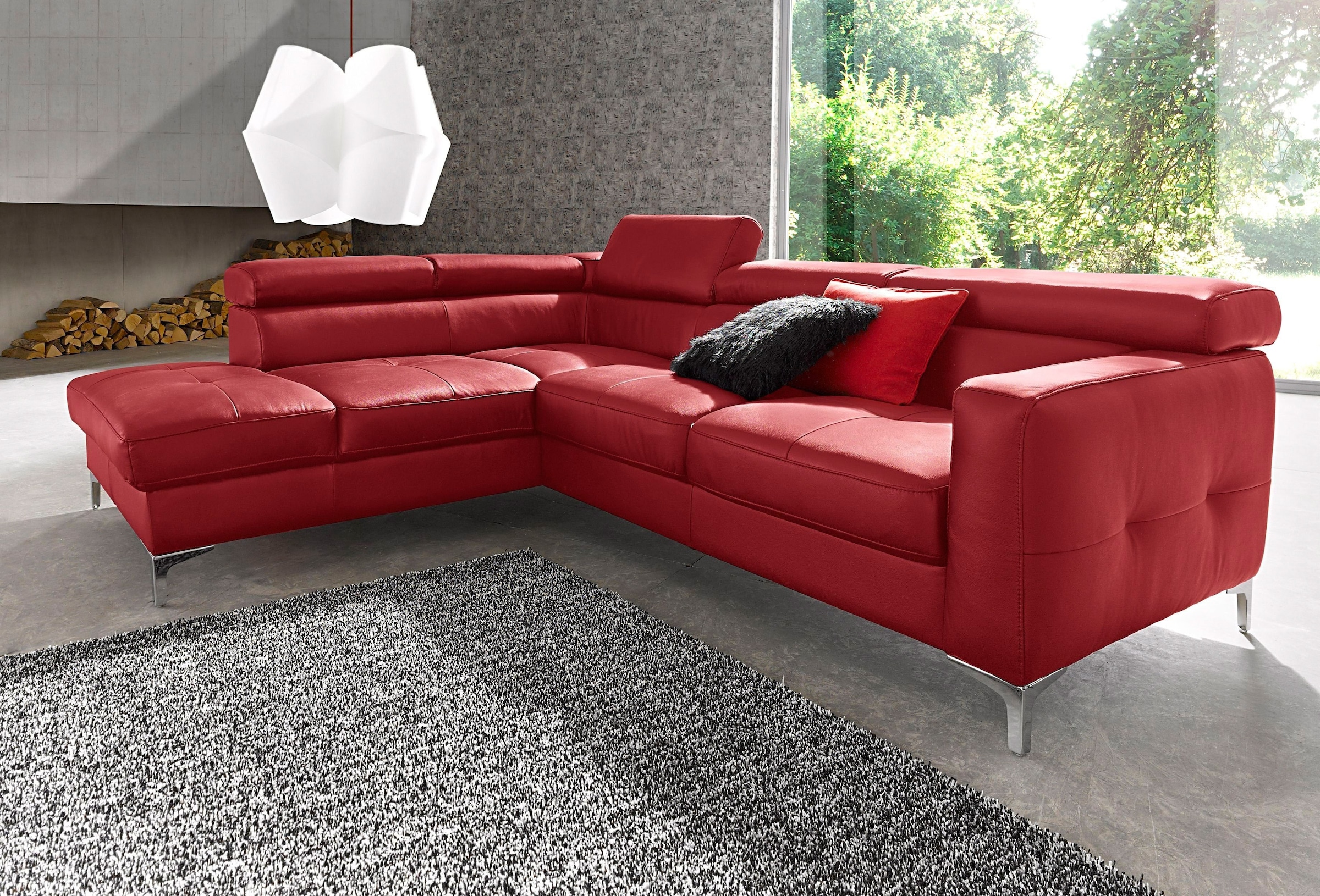COTTA Polstergarnitur »Sammy L-Form«, (Set), Set bestehend aus: Ecksofa mit günstig online kaufen