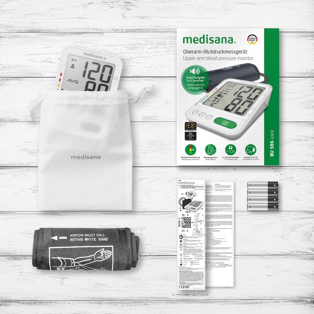Medisana Oberarm-Blutdruckmessgerät »BU586«