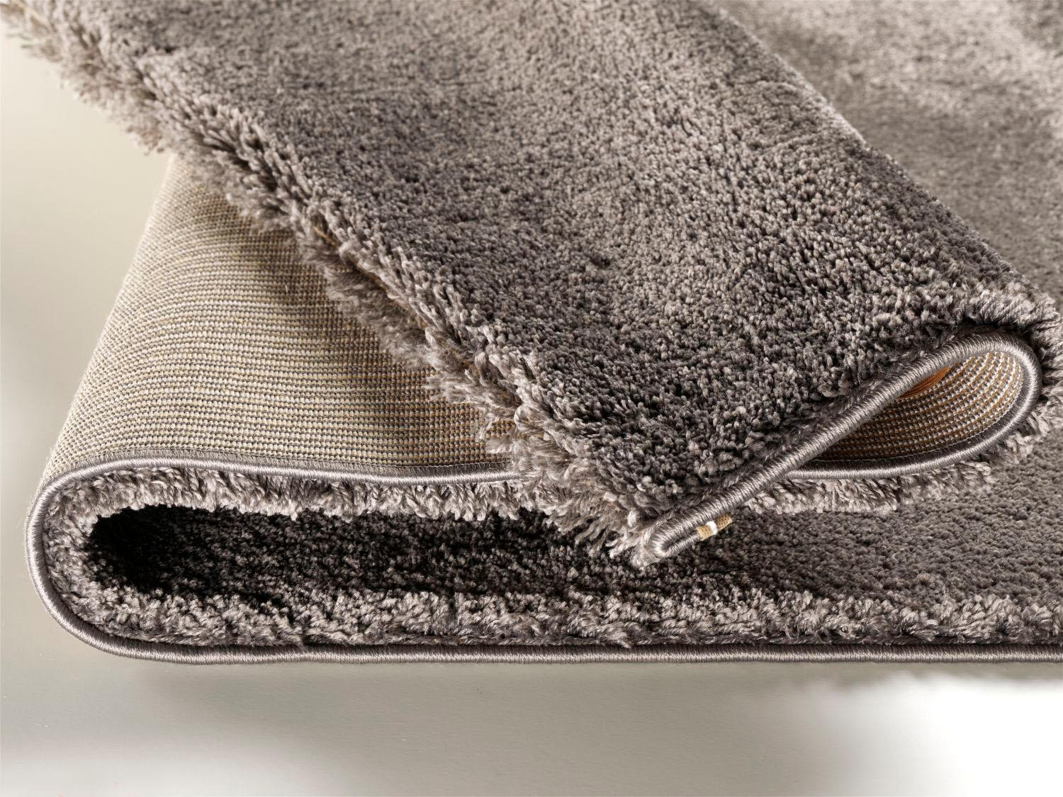 OCI DIE TEPPICHMARKE Hochflor-Teppich »Royal Uni«, rechteckig, 30 mm Höhe, Besonders weich durch Microfaser, Wohnzimmer