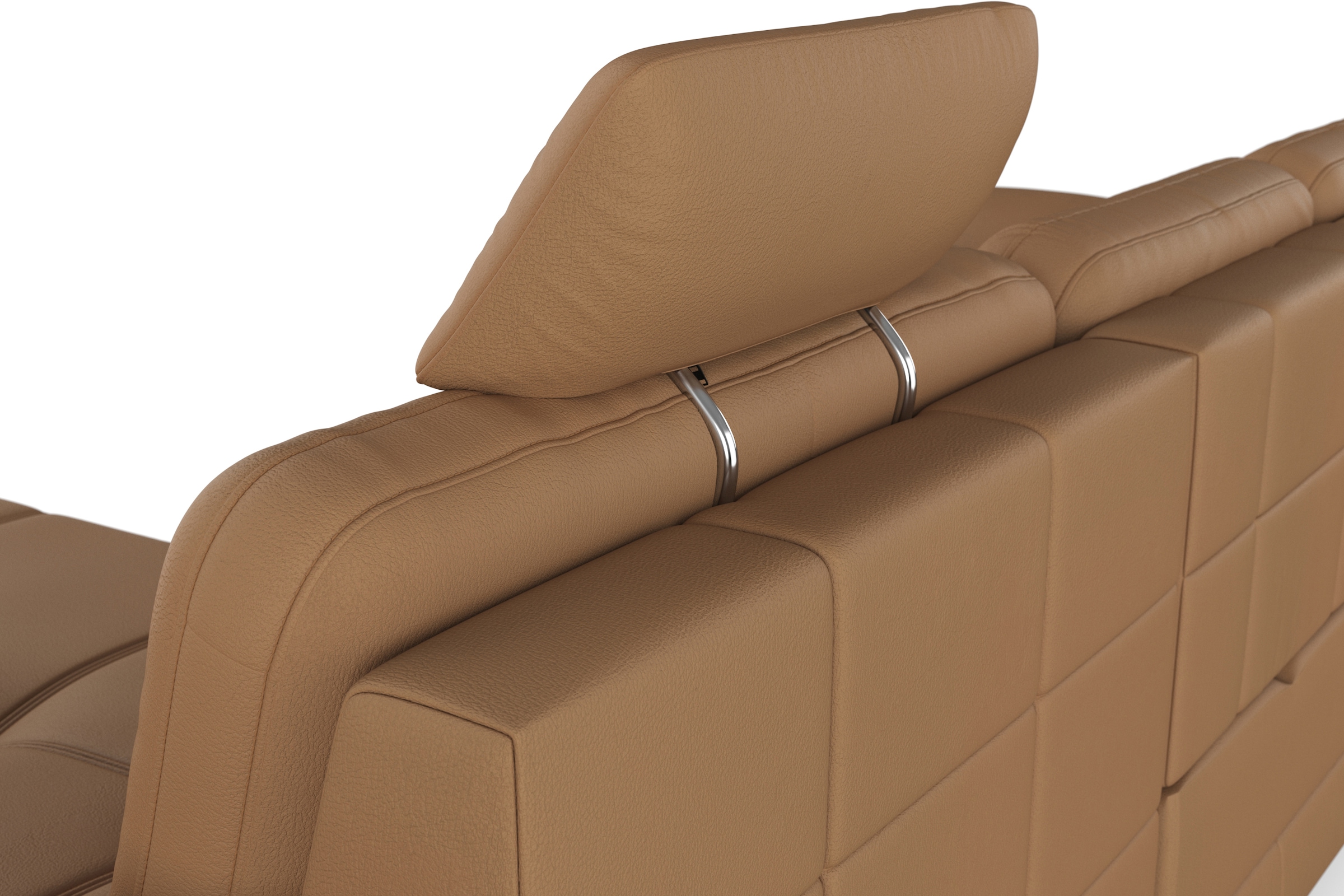 sit&more Ecksofa »Bendigo L-Form«, inklusive Sitztiefenverstellung, Bodenfreiheit 15 cm, 2 Fußfarben