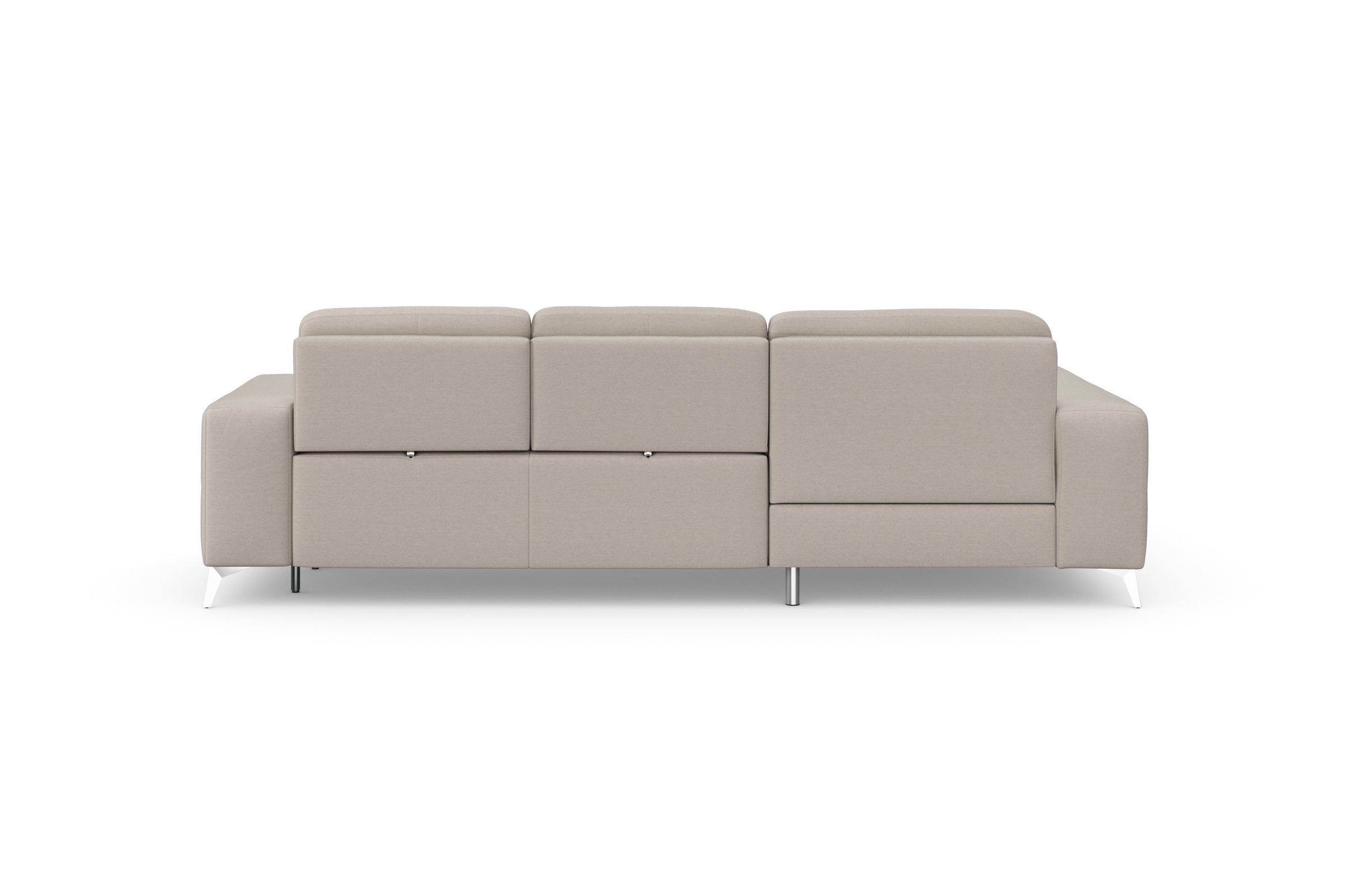sit&more Ecksofa »Baviene L-Form«, inklusive Sitztiefenverstellung und Federkern, wahlweise Bettfunktion