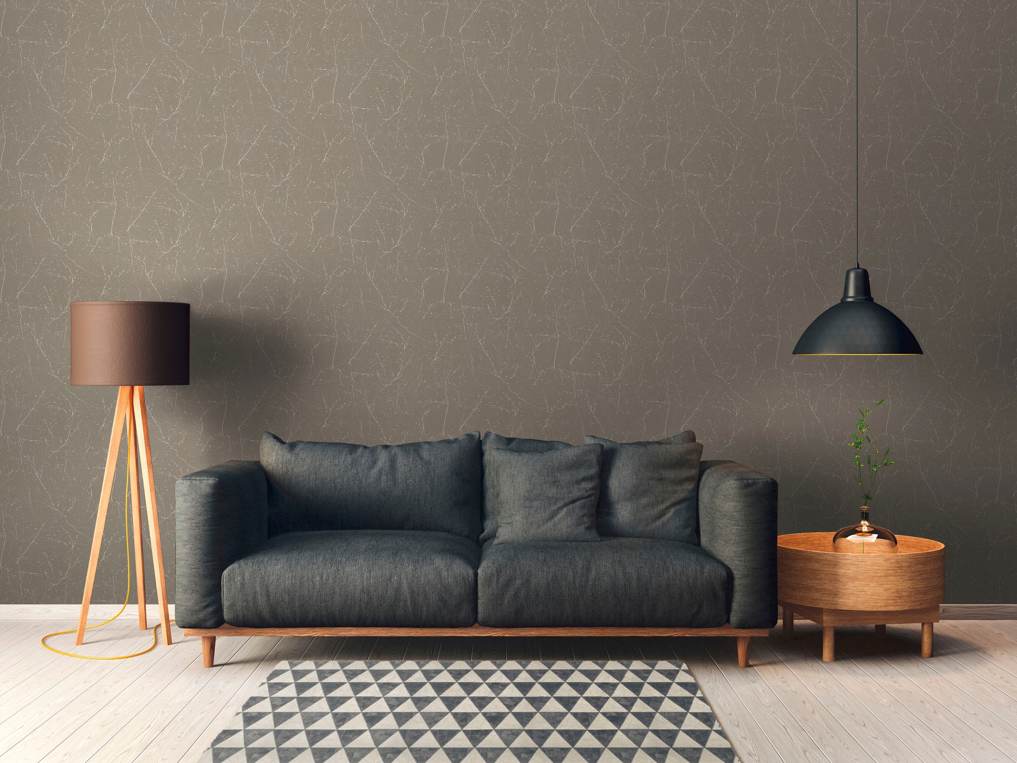 A.S. Création Vliestapete »Terra Tapete Äste«, matt-gemustert-neutral, Natur-Tapete Landhaus Floral Tapeten Wohnzimmer Schlafzimmer Küche