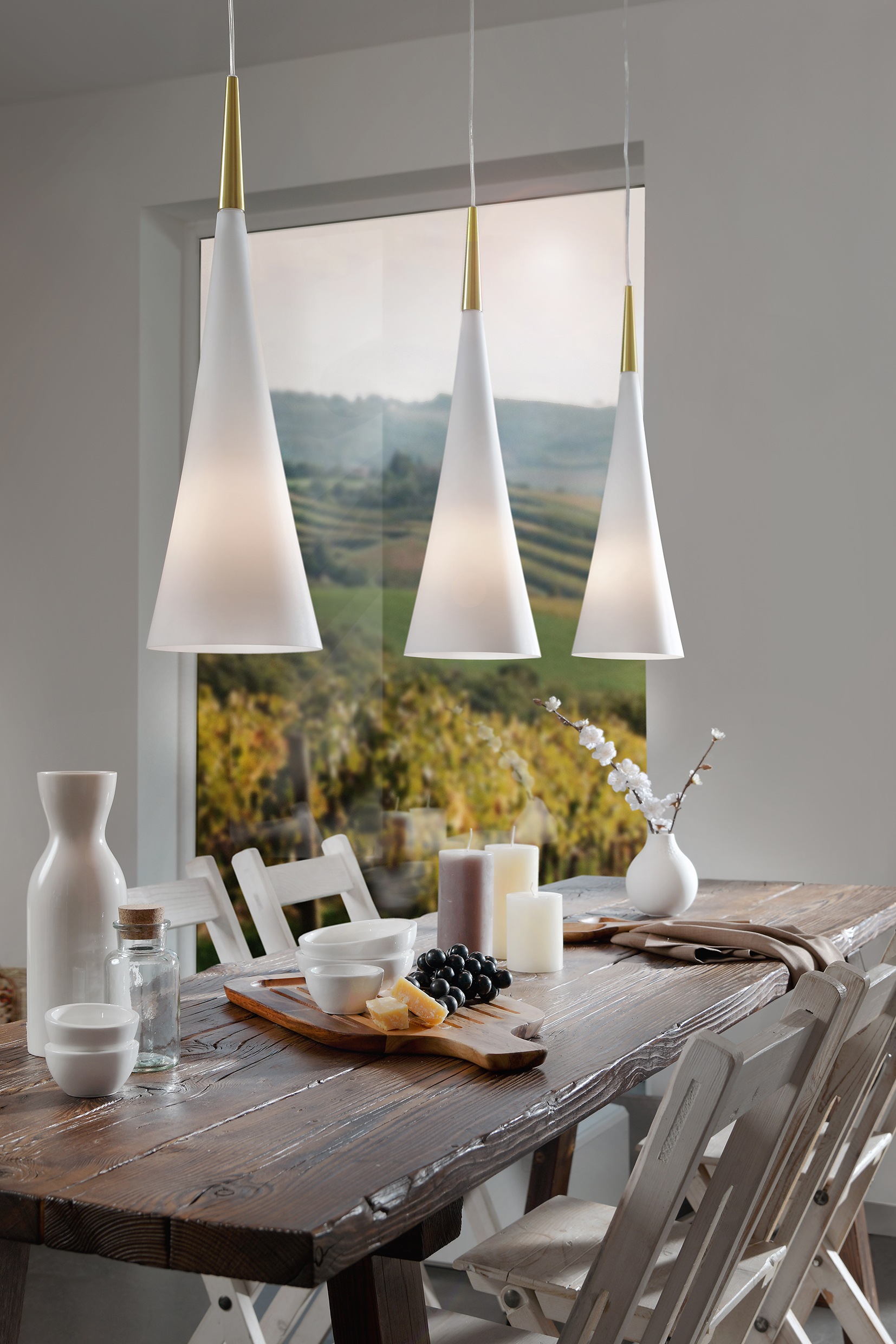 Villeroy & Boch Pendelleuchte »Stockholm«, 3 flammig, Leuchtmittel E14 | ohne Leuchtmittel