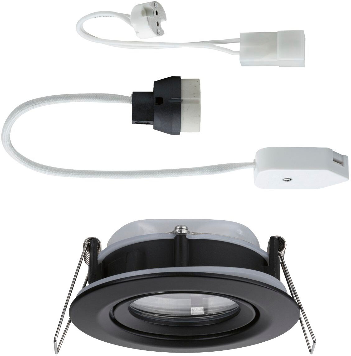 Paulmann LED Einbauleuchte »Nova Plus 1x35W Schwarz matt/Alu Zink«, 1 flammig, Leuchtmittel GU 5,3-GU10 | ohne Leuchtmittel