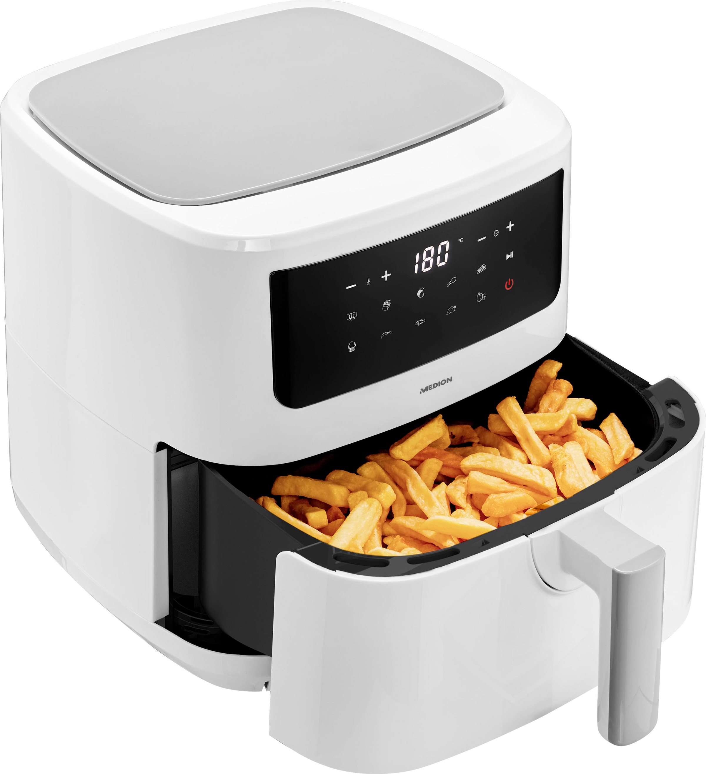 Medion® Heißluftfritteuse »P10 XL (MD 11750), 6,8 L Korbvolumen, 9 Automati günstig online kaufen