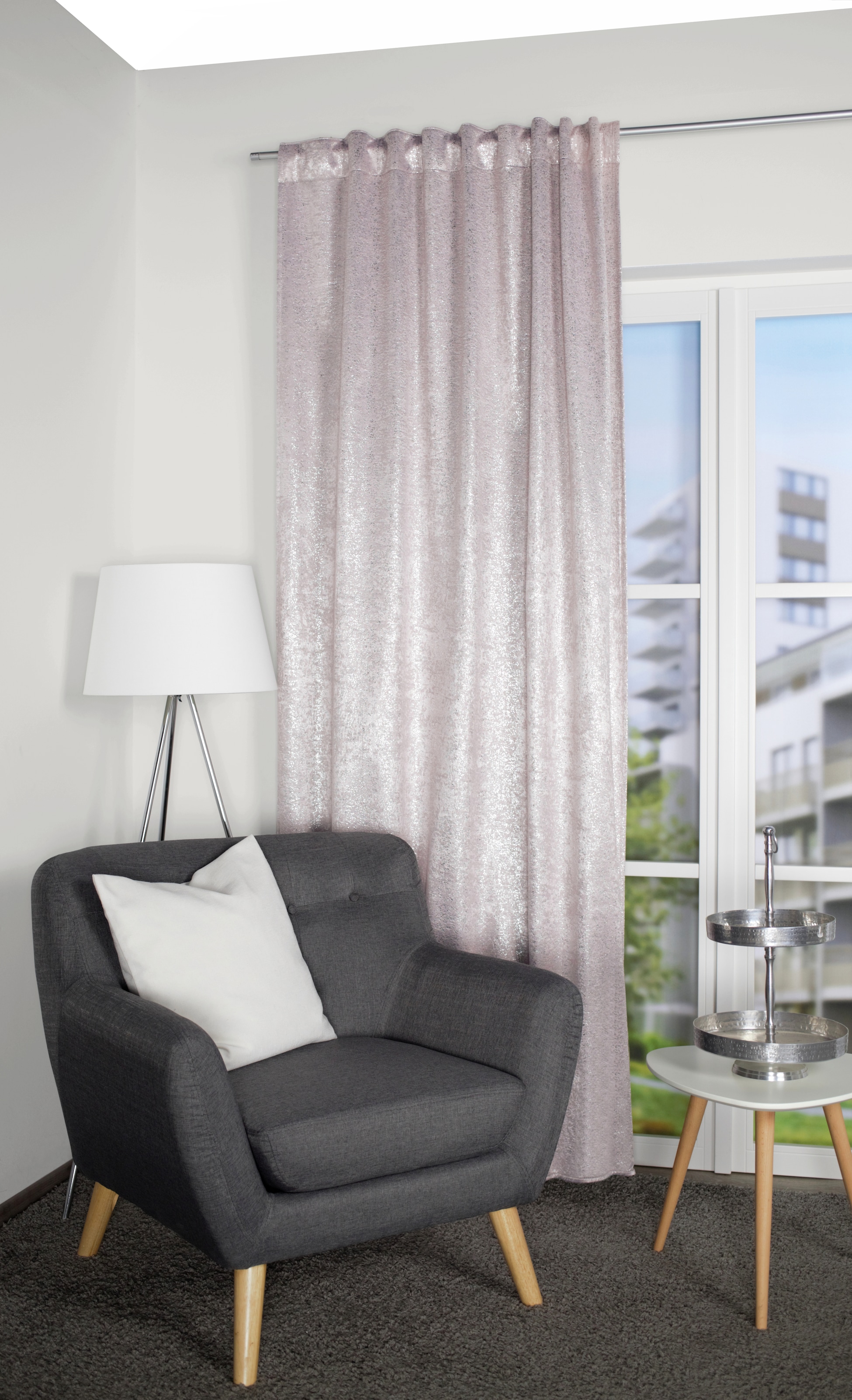 HOME WOHNIDEEN Gardine »SUELA« Multifunktionsband 1 Stk. tlg. THERMOSCHAL, günstig online kaufen