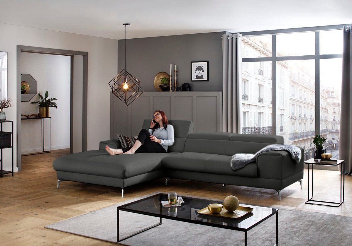 W.SCHILLIG Ecksofa »piedroo, Designsofa mit tollem Sitzkomfort, bequem und günstig online kaufen