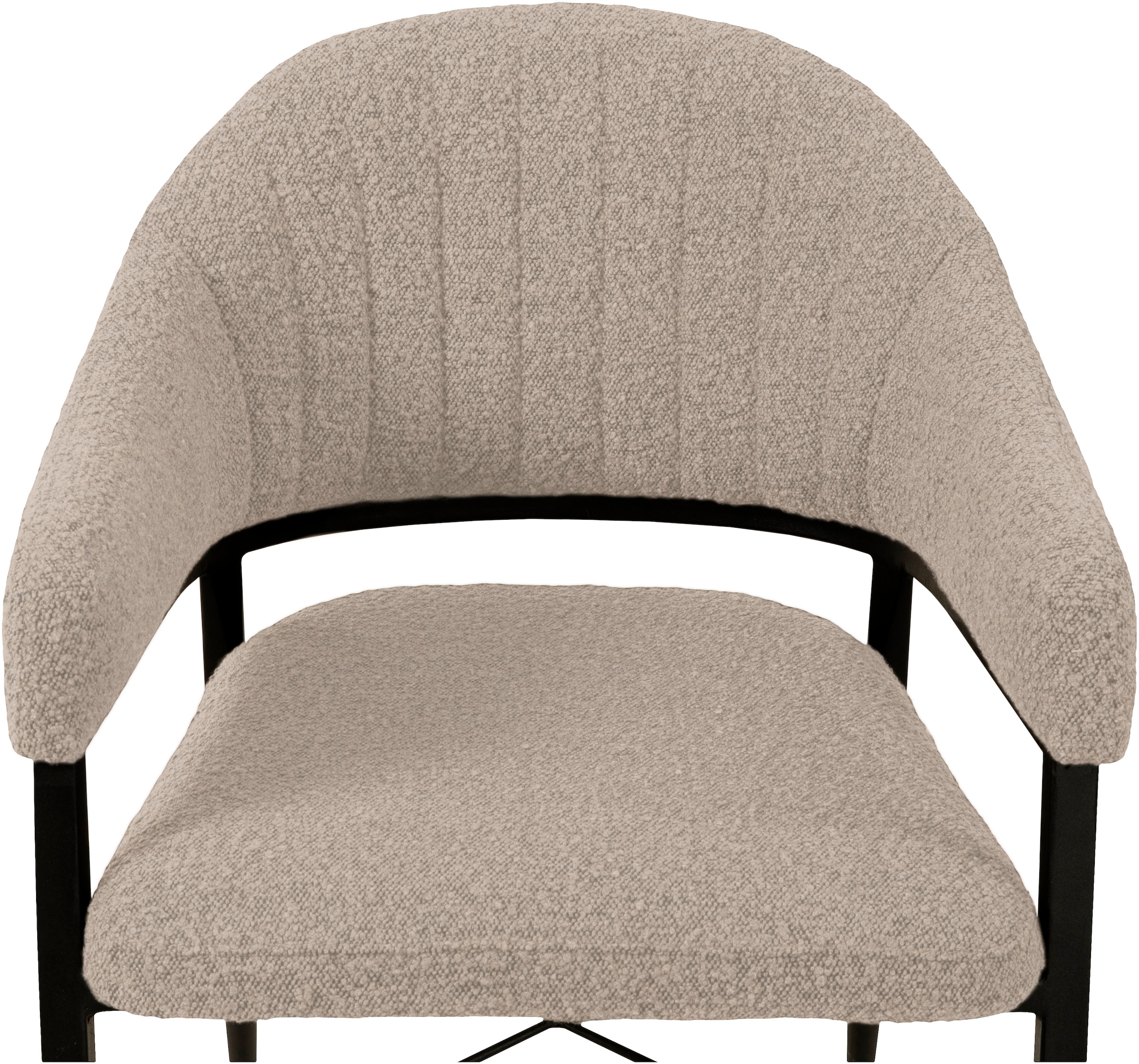 OMG Design Armlehnstuhl »Roma«, (Set), 1 St., Stoff, bequemer Esszimmerstuhl, Polsterstuhl mit Bouclé Bezug