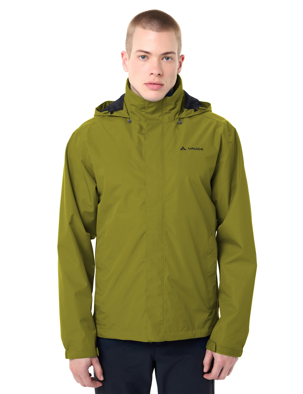 VAUDE Regenjacke »Men's Escape Light Jacket« mit Kapuze mit zwei Reißverschlusstaschen, atmungsaktiv, schnell trocknend