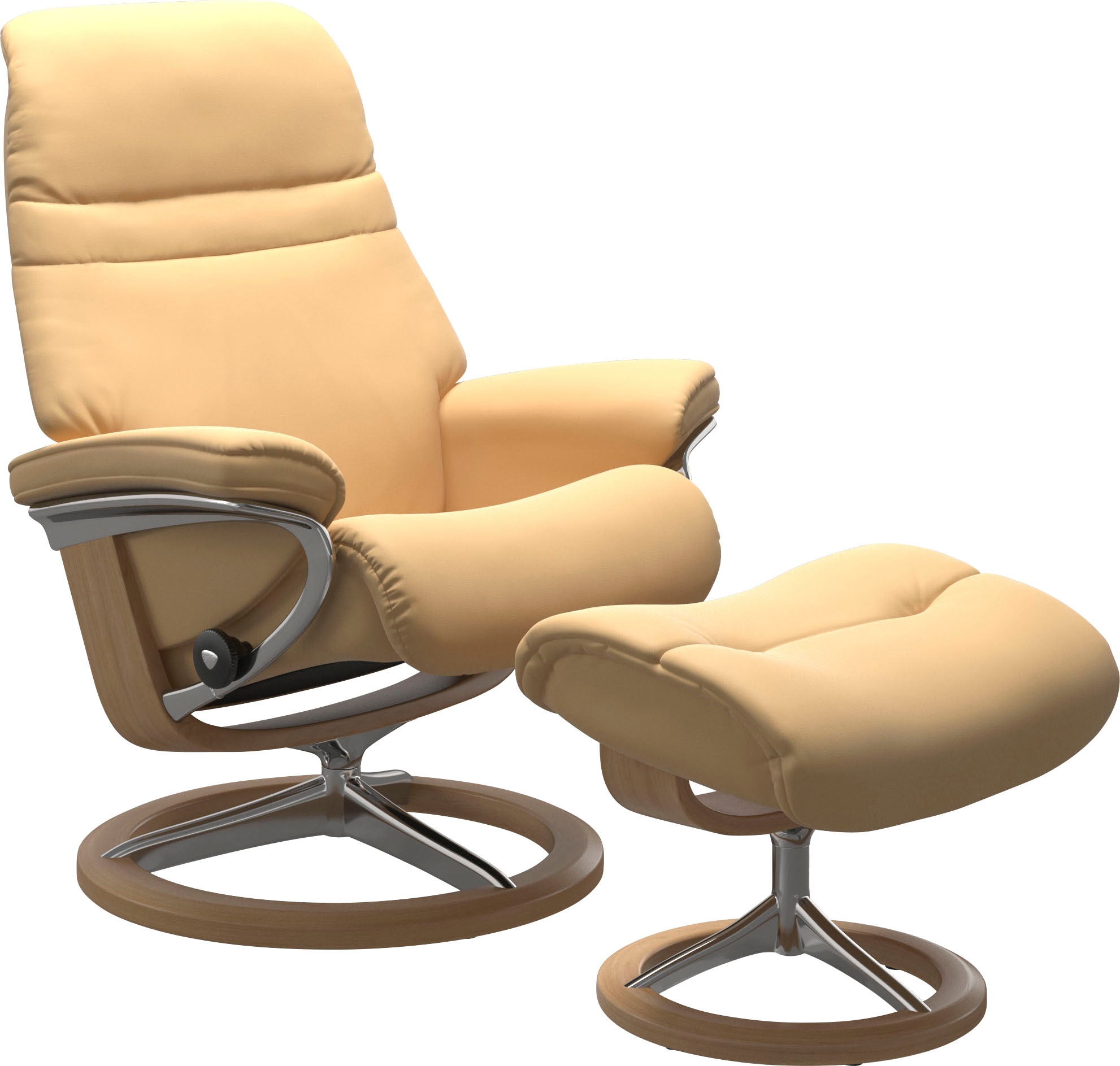 Stressless® Relaxsessel »Sunrise« Relaxsessel mit Hocker, mit Signature Bas günstig online kaufen