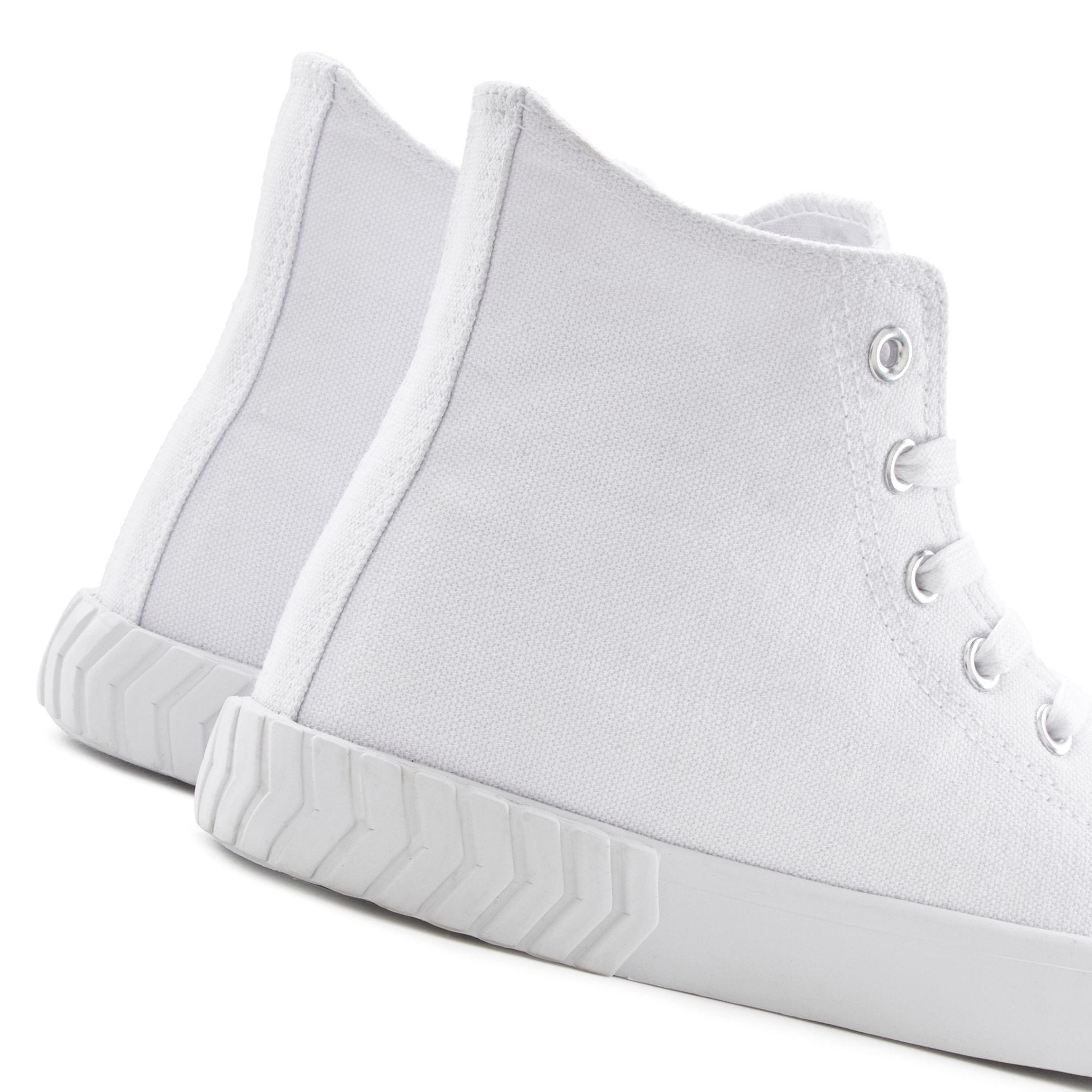 LASCANA Stiefelette, aus Textil zum Schnüren, High-Sneaker, Schnür-Boots