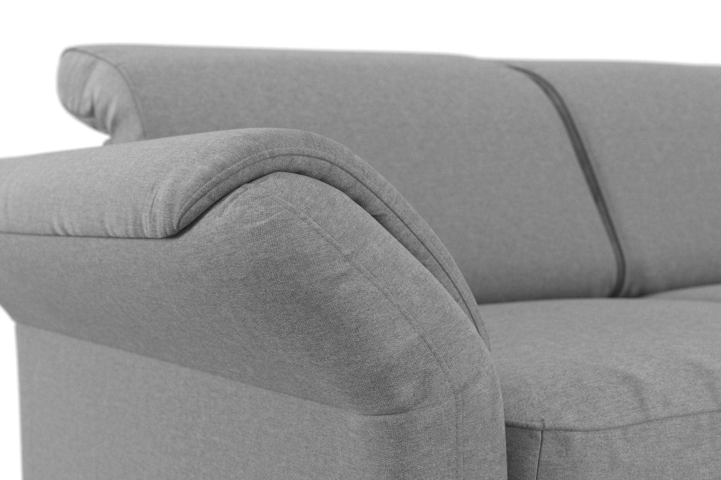 sit&more Ecksofa »Apulia L-Form«, wahlweise Bettfunktion, Bettkasten und Kopf- und Armteilverstellung