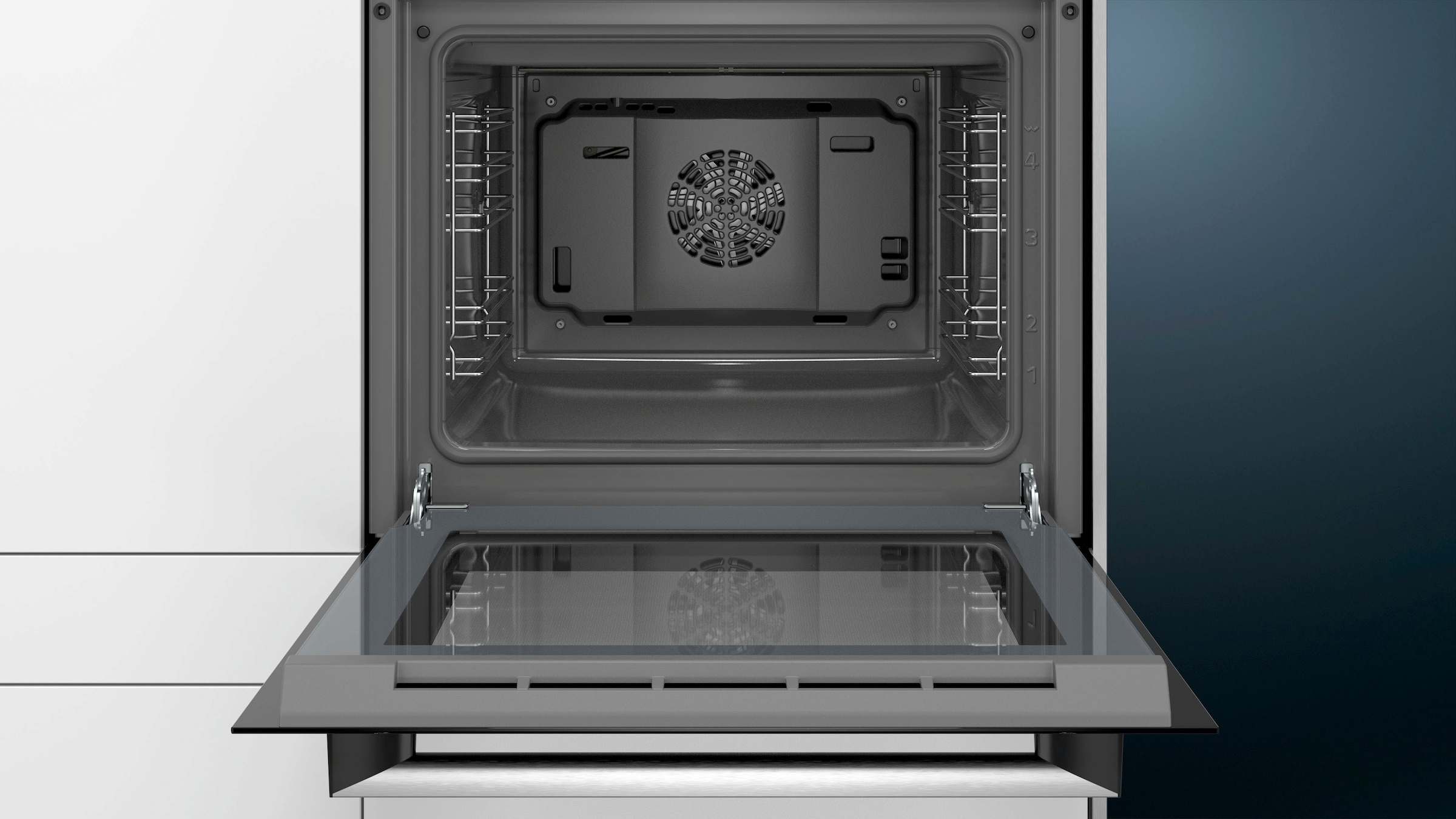 SIEMENS Backofen-Set iQ100 »HB113FBS1«, mit Teleskopauszug nachrüstbar