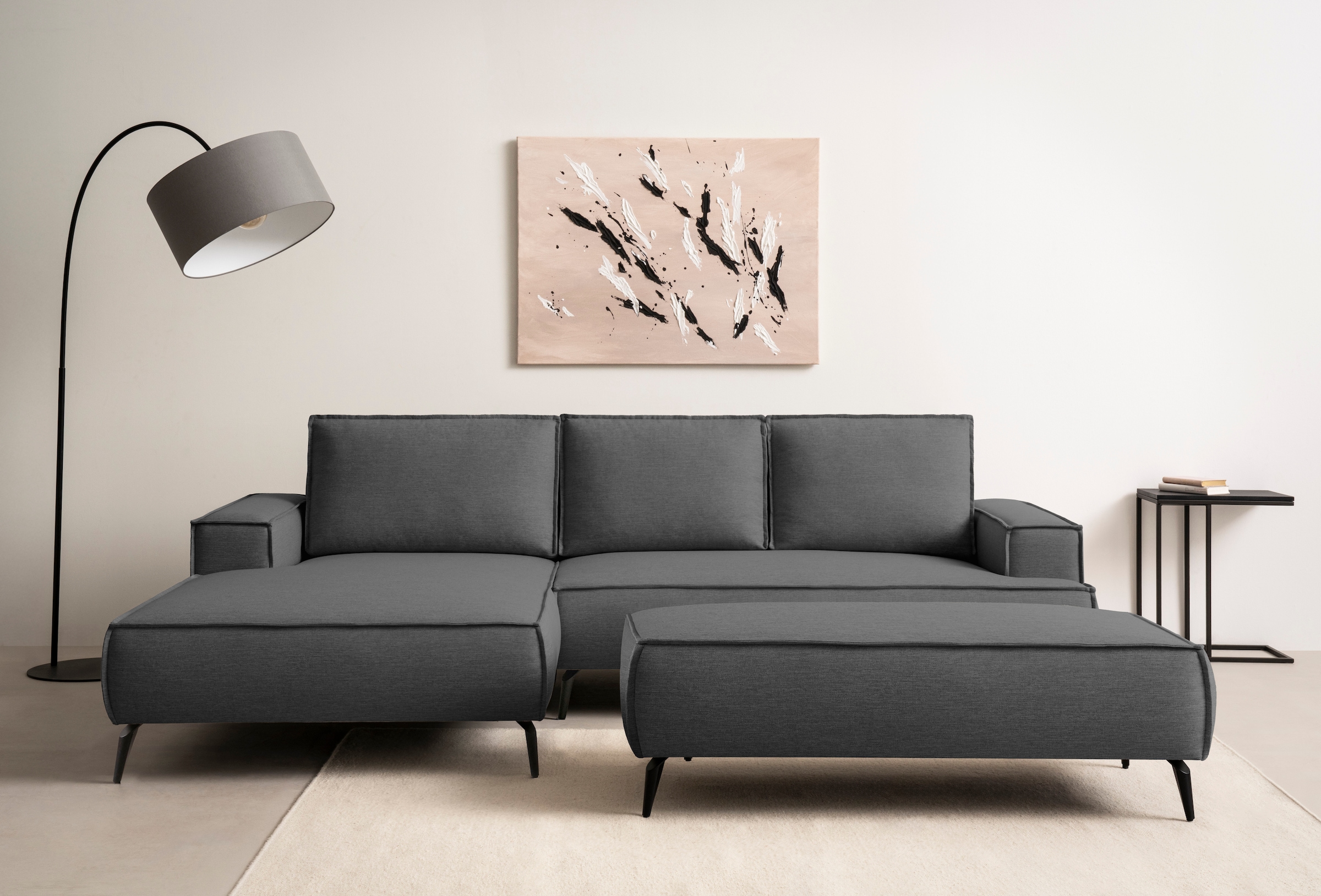 Home affaire Sitzgruppe »TVINNU, Polsterecke L-Form, Schlaffunktion, mit Ho günstig online kaufen