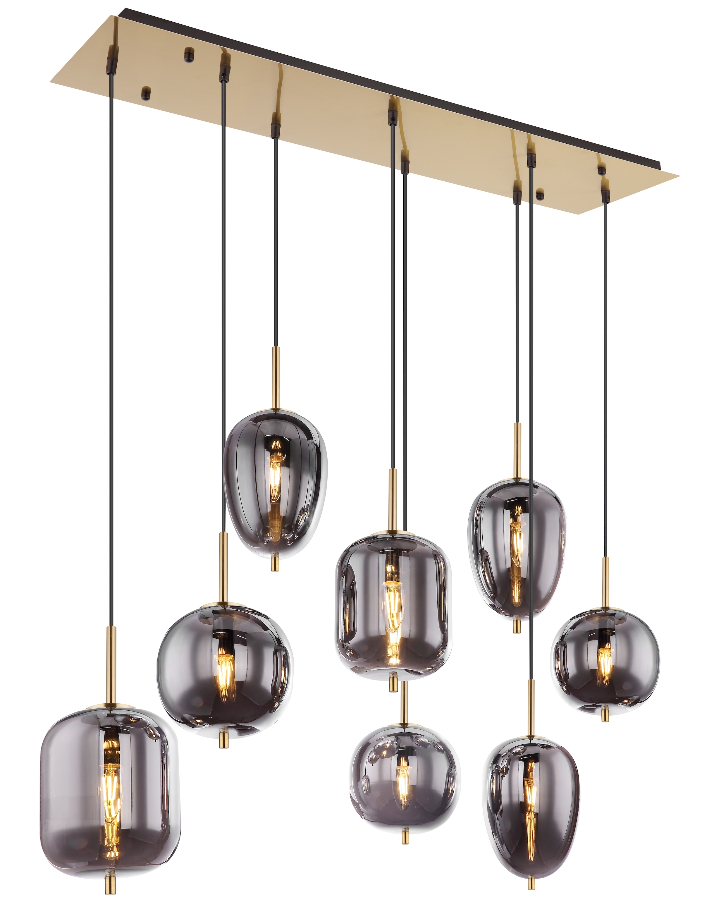 GLOBO LIGHTING Hängeleuchte »BLACKY I« E14 1 Stk. Hängelampe/Pendelleuchte/ günstig online kaufen