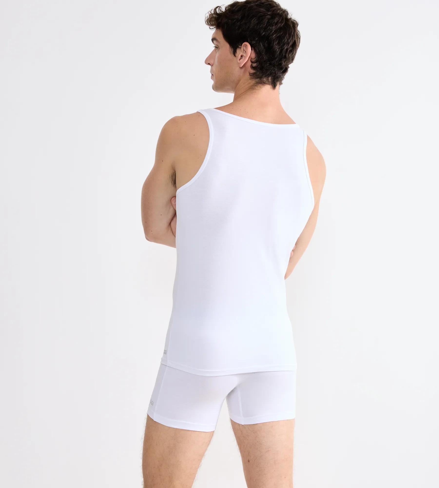 sloggi Tanktop »men GO ABC 2.0« 2er Pack,  Rundhalsausschnitt, ärmellos, Regular Fit, Baumwollmischung
