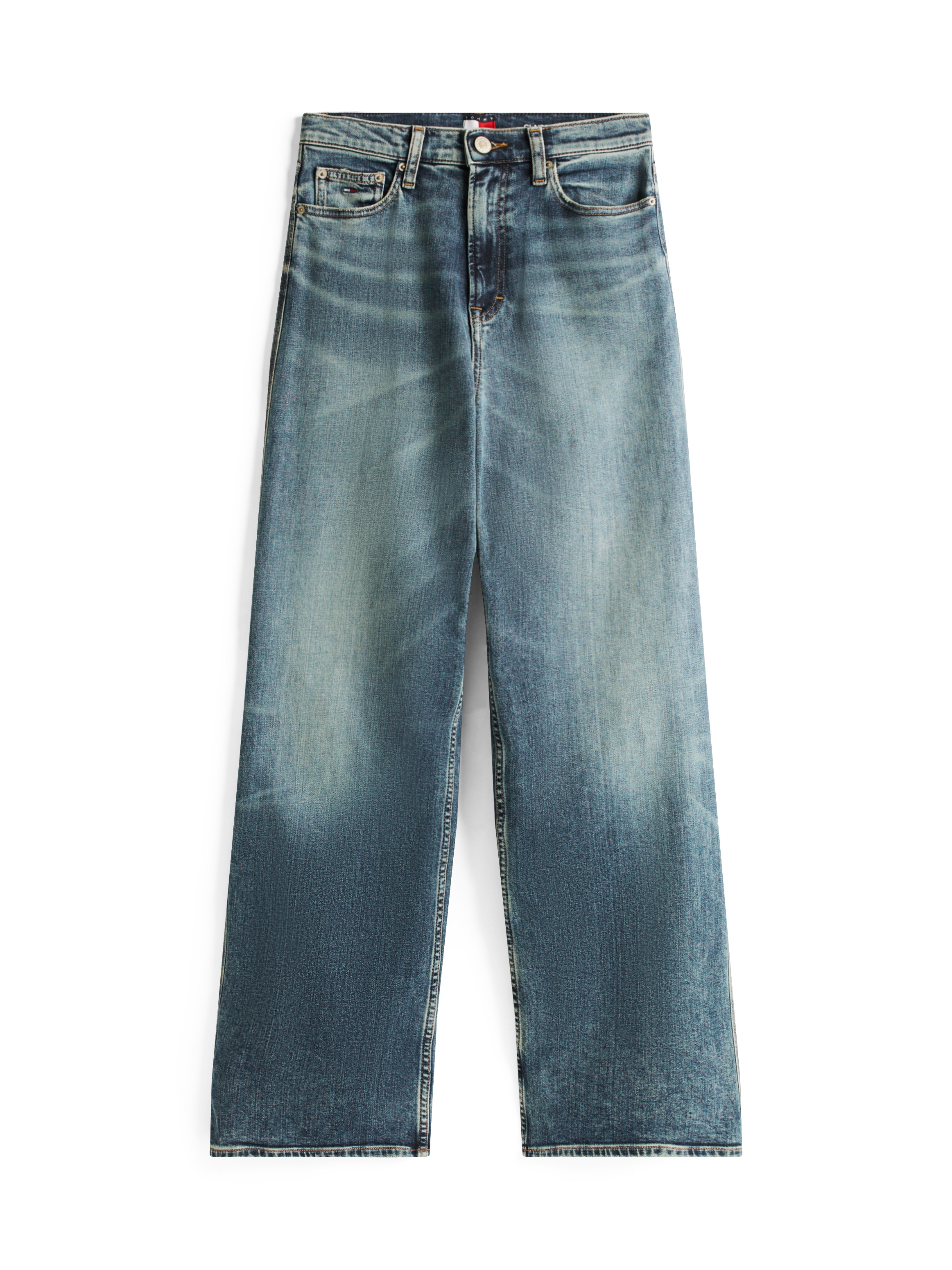 Tommy Jeans Weite Jeans »Claire High Rise«, mit Logo-Badge